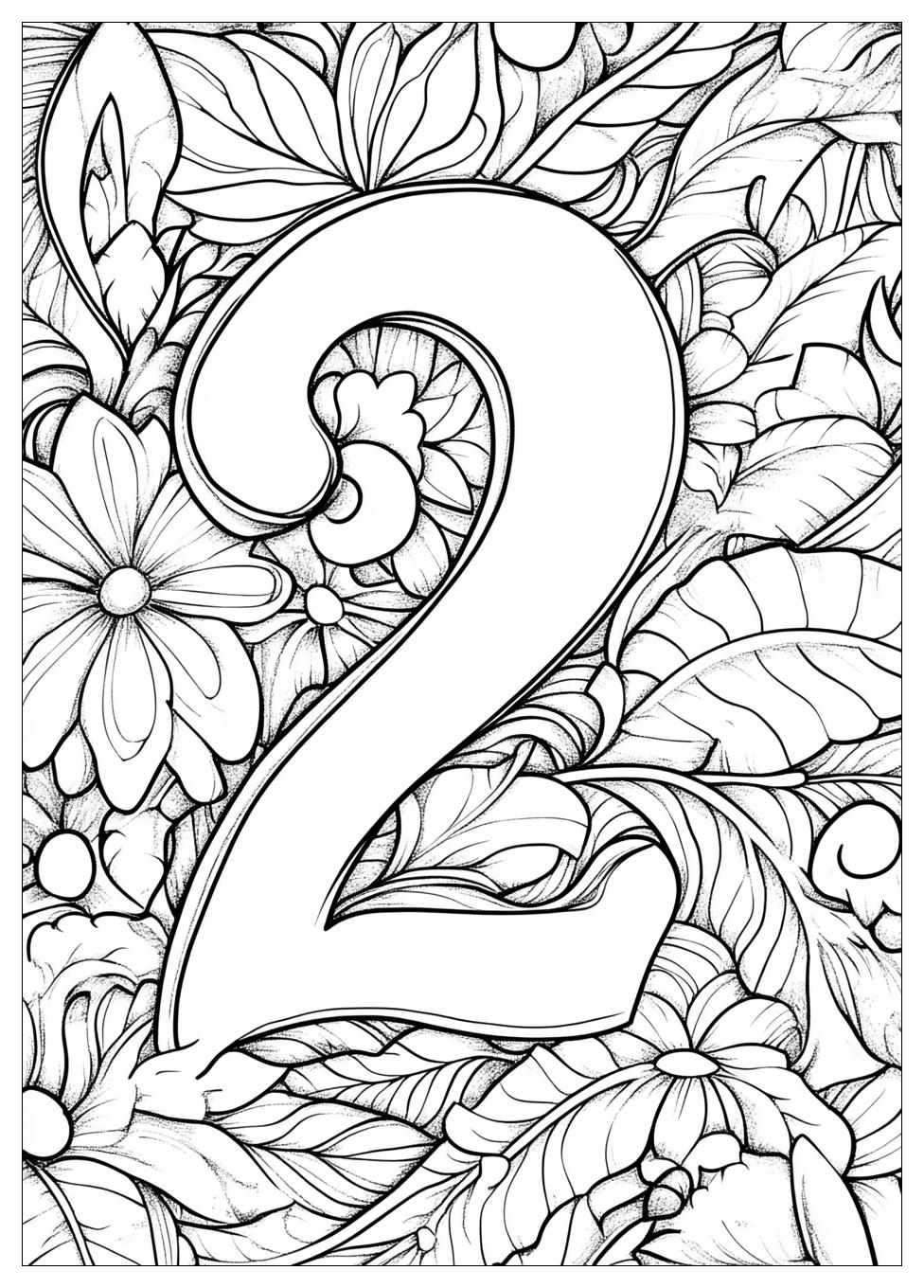 Number 2 Coloring Pages-6