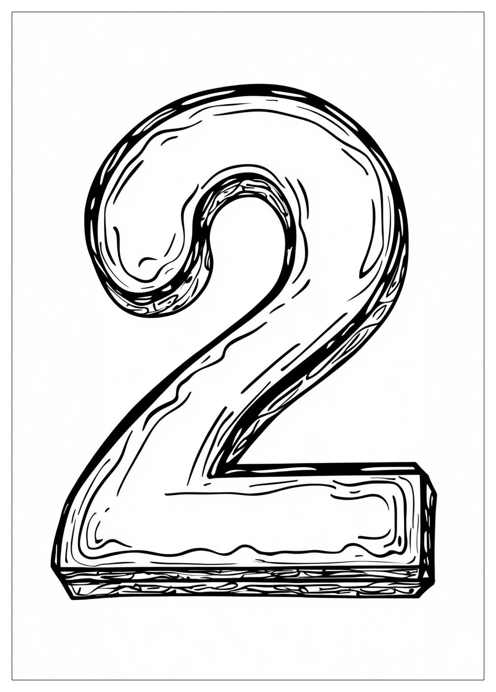 Number 2 Coloring Pages-8