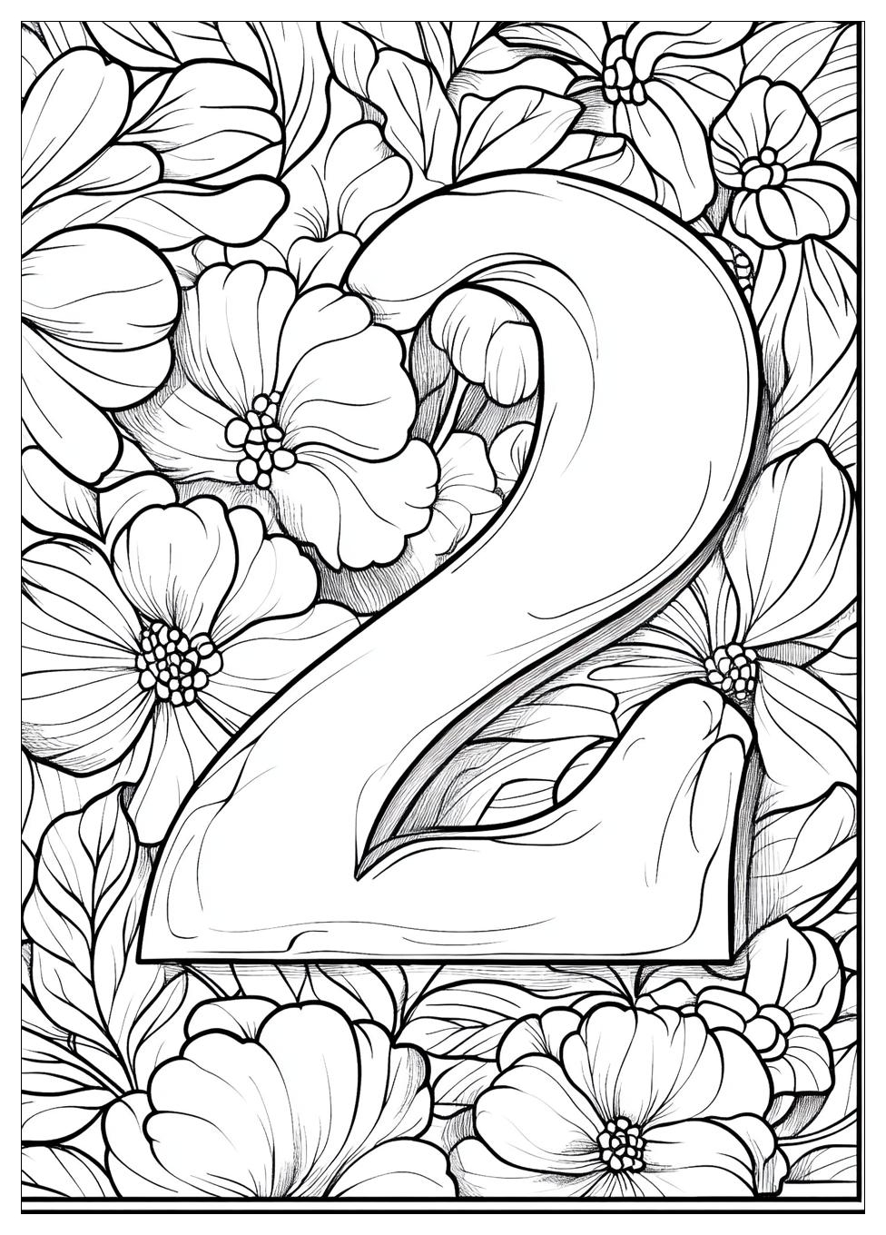 Number 2 Coloring Pages-9