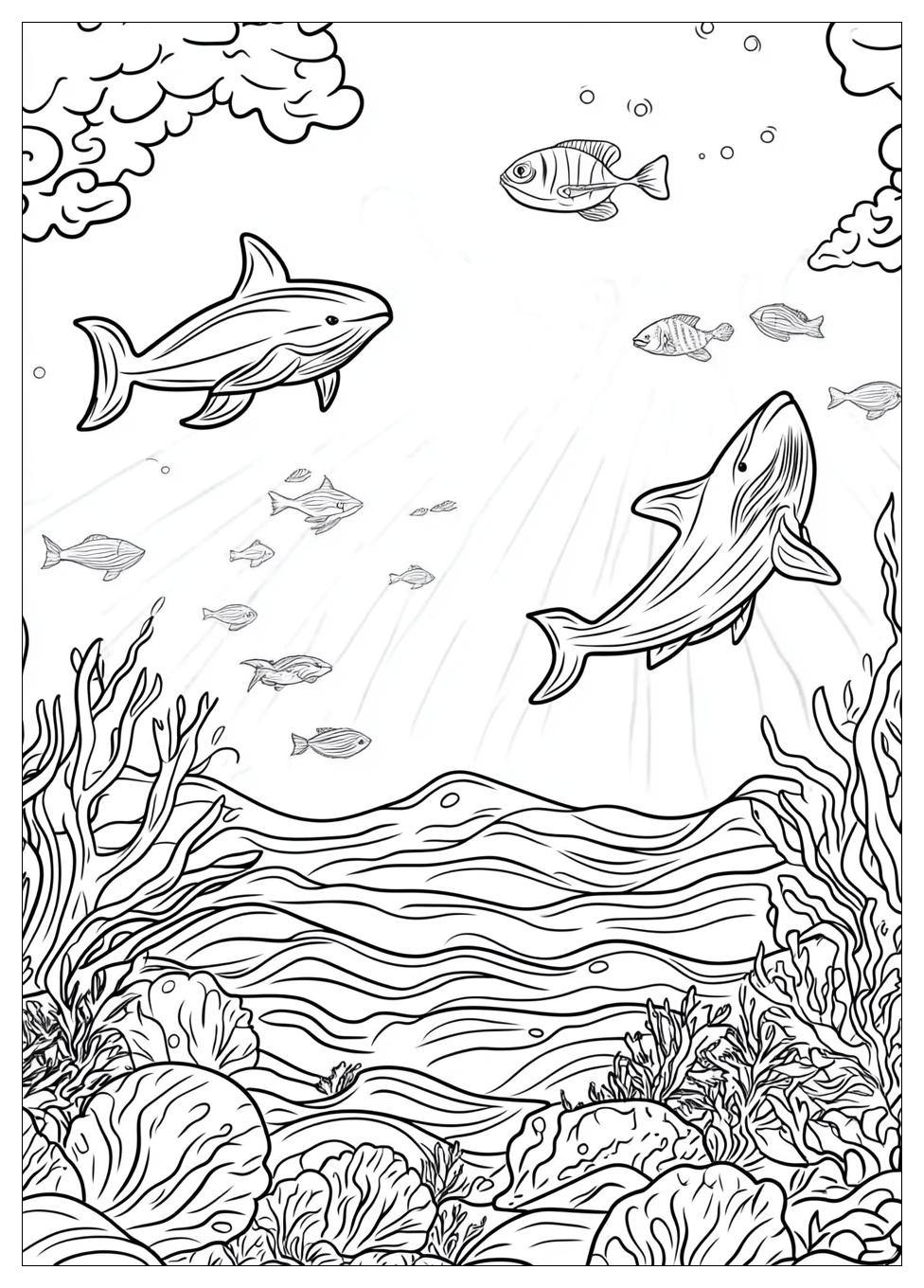 Ocean Coloring Pages-1