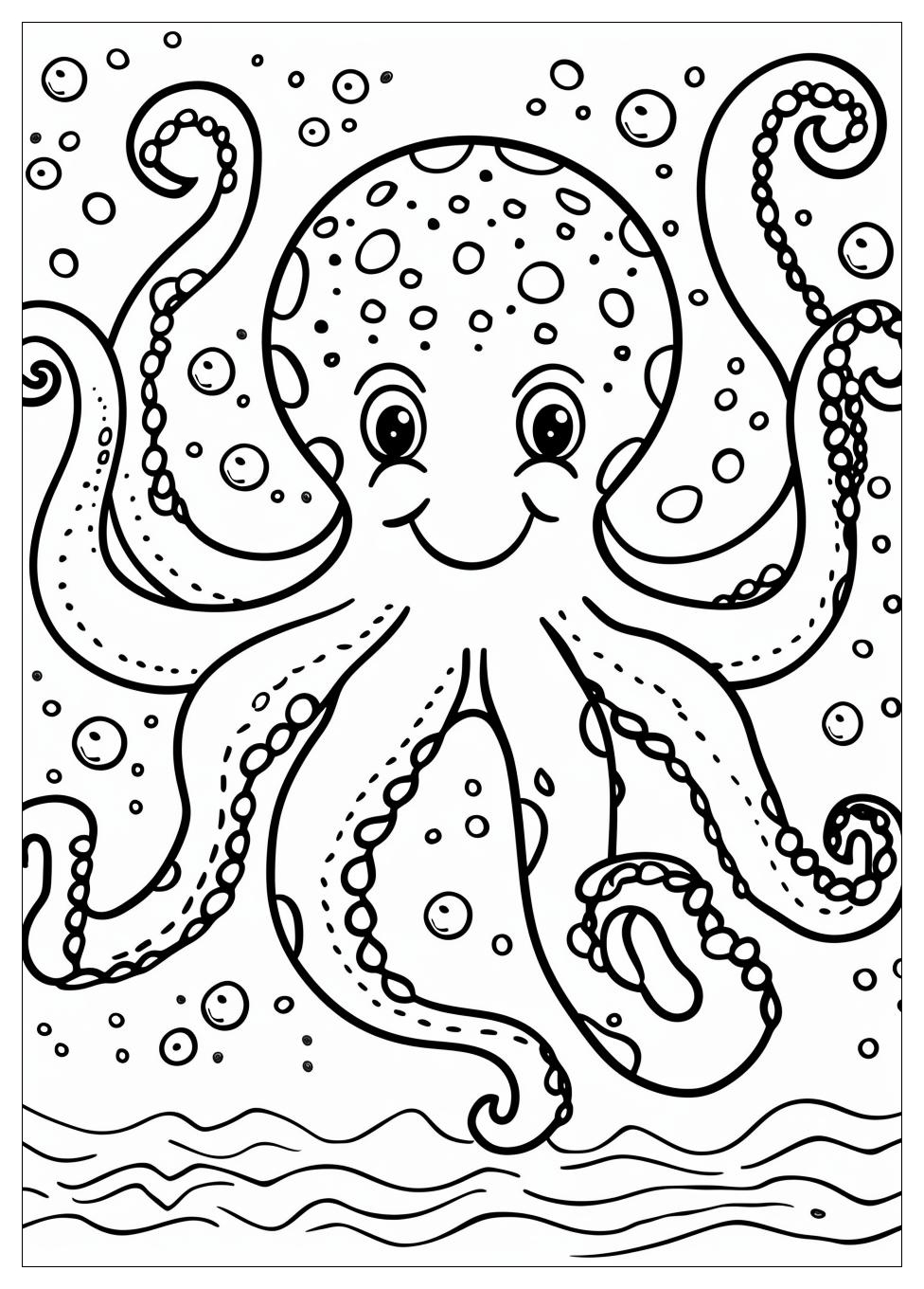 Octopus Coloring Pages-1