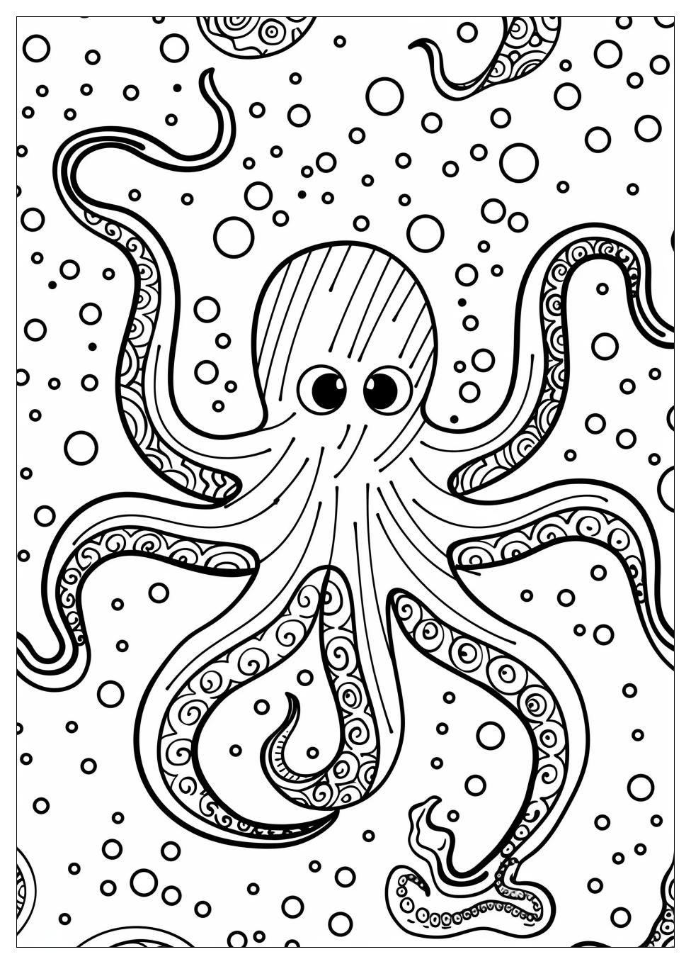 Octopus Coloring Pages-12