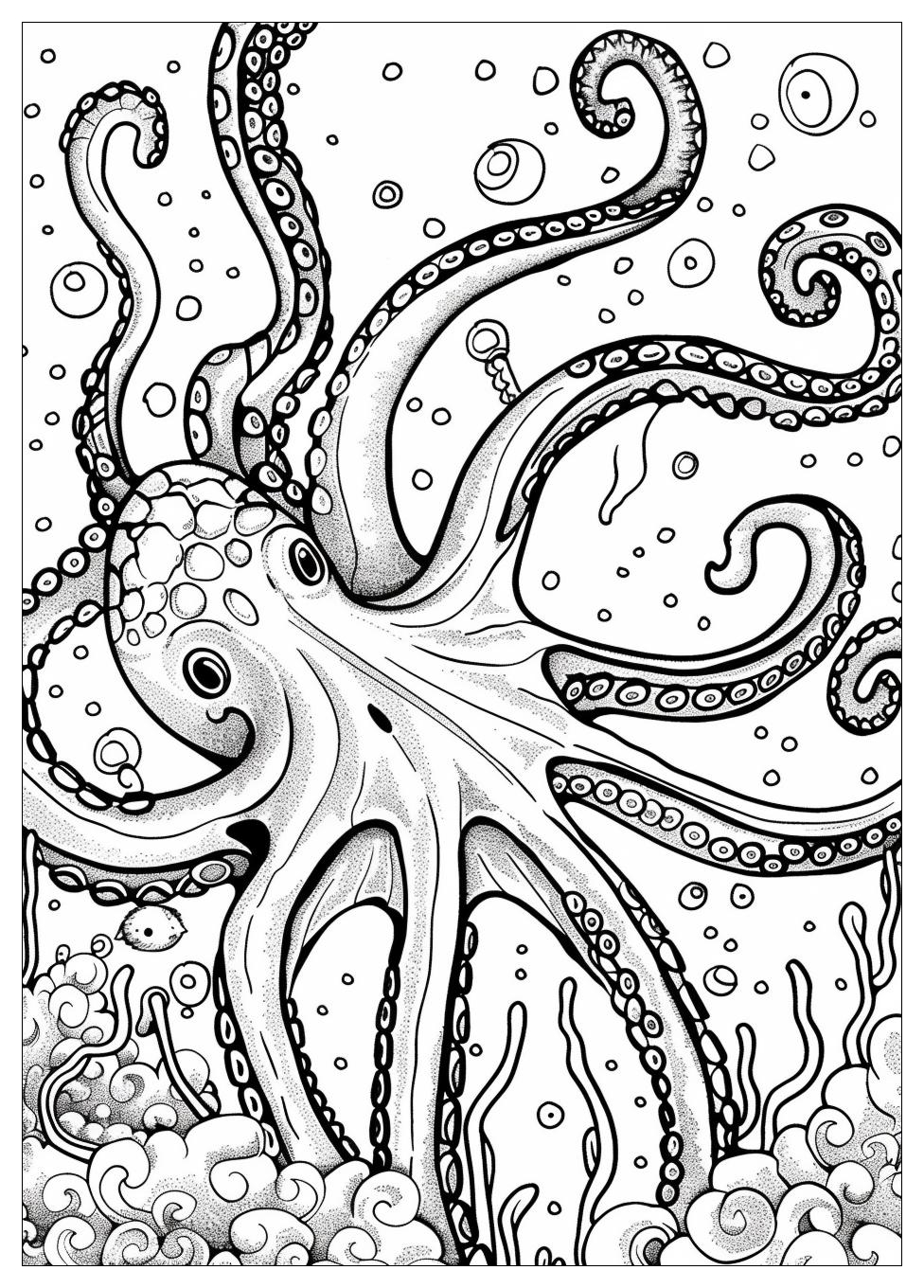 Octopus Coloring Pages-13