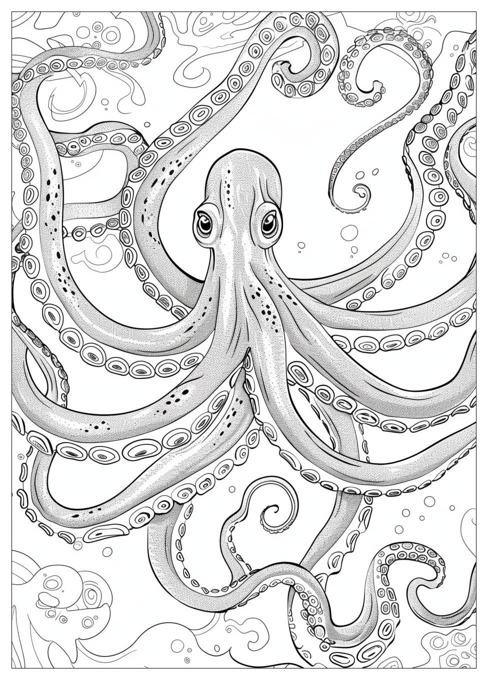 Octopus Coloring Pages-14