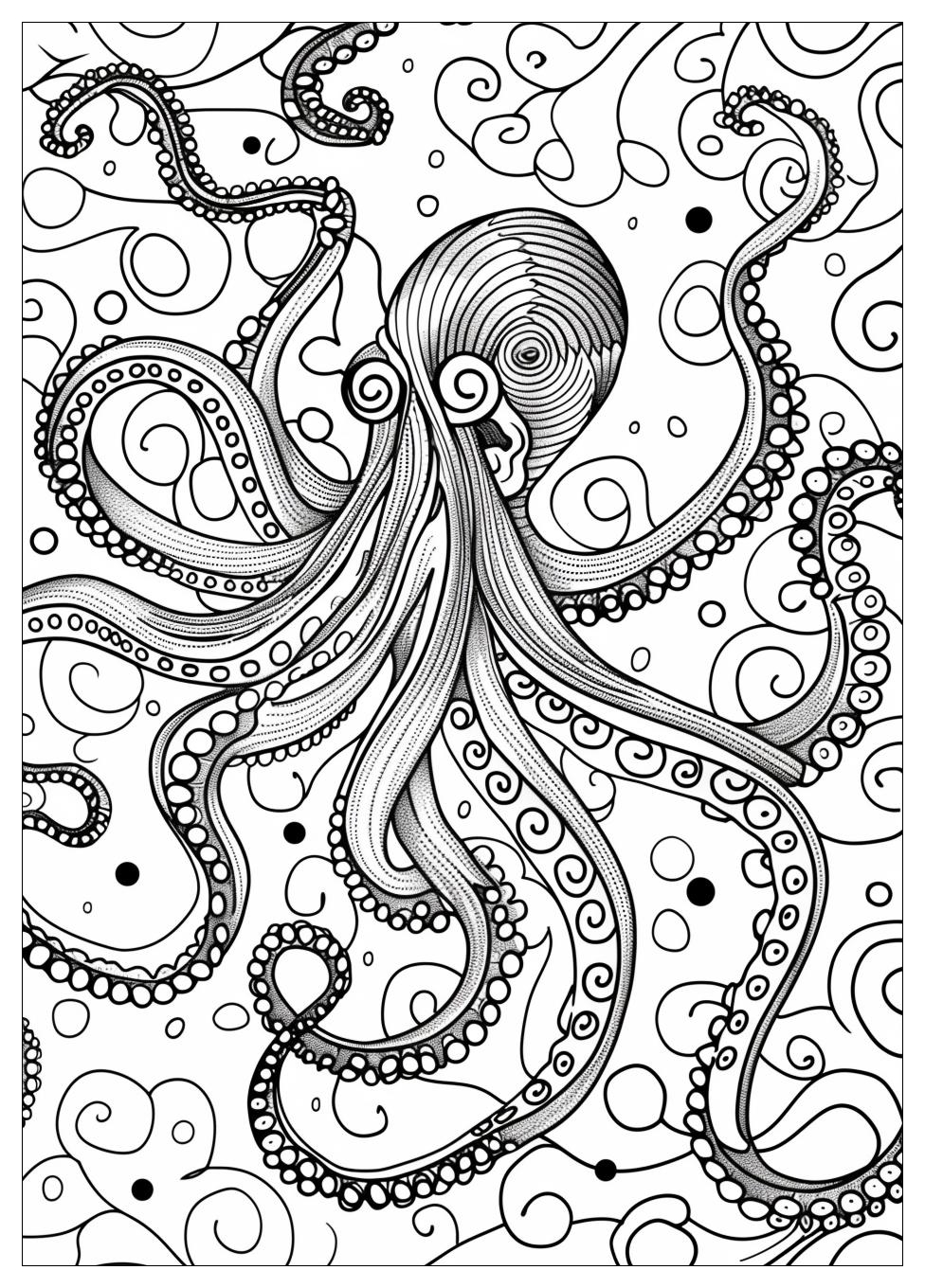 Octopus Coloring Pages-15