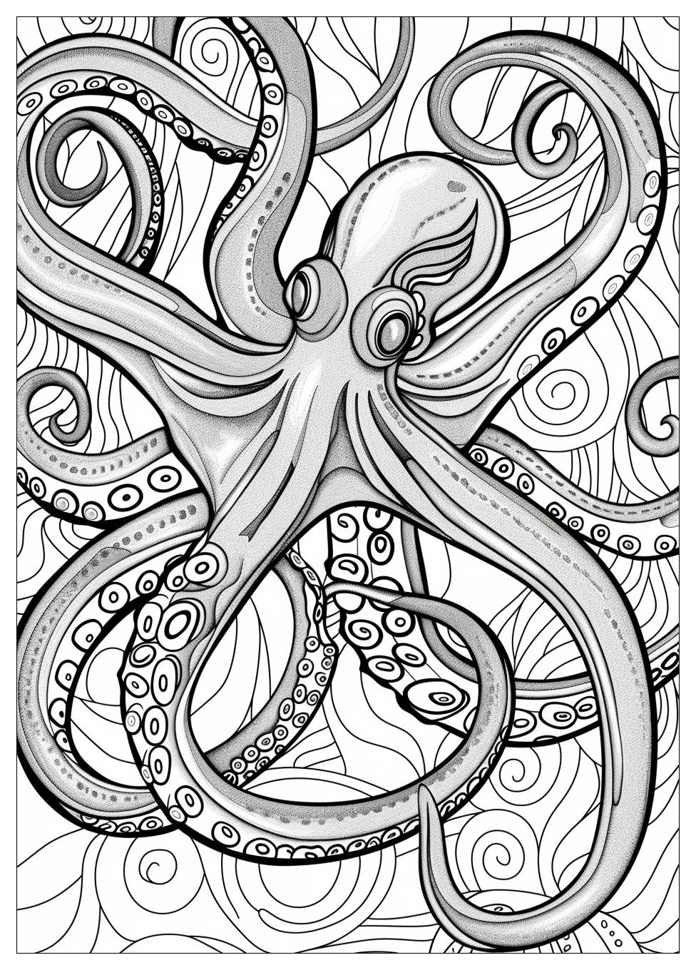 Octopus Coloring Pages-17