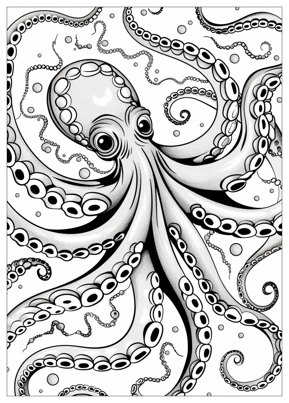 Octopus Coloring Pages-18