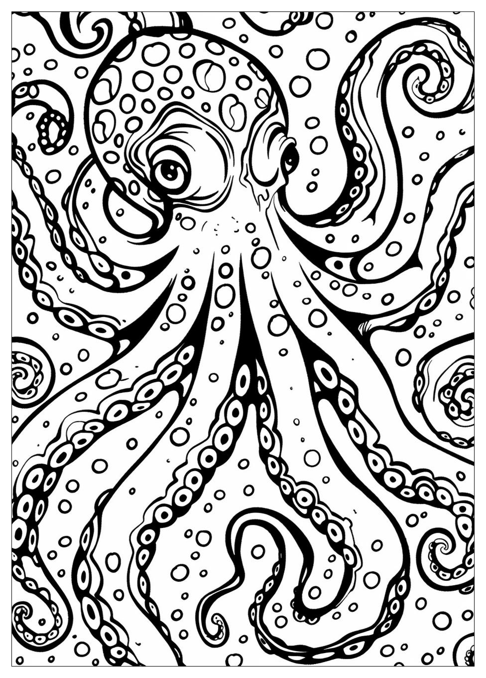 Octopus Coloring Pages-19