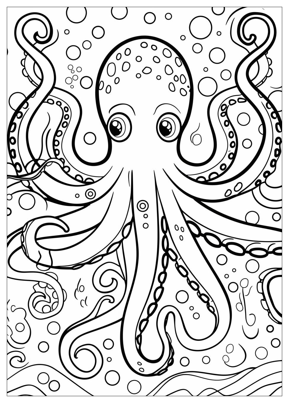 Octopus Coloring Pages-2