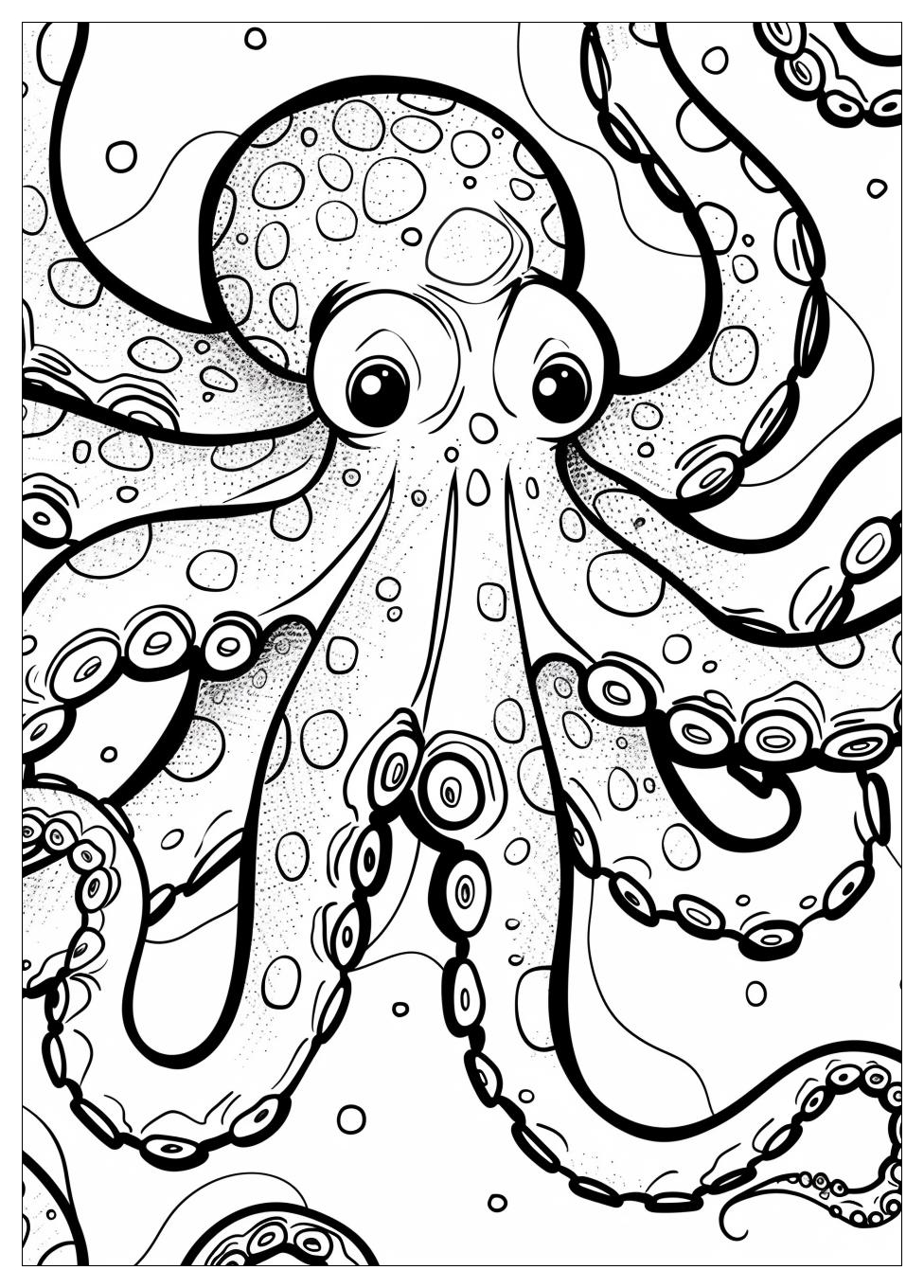 Octopus Coloring Pages-20