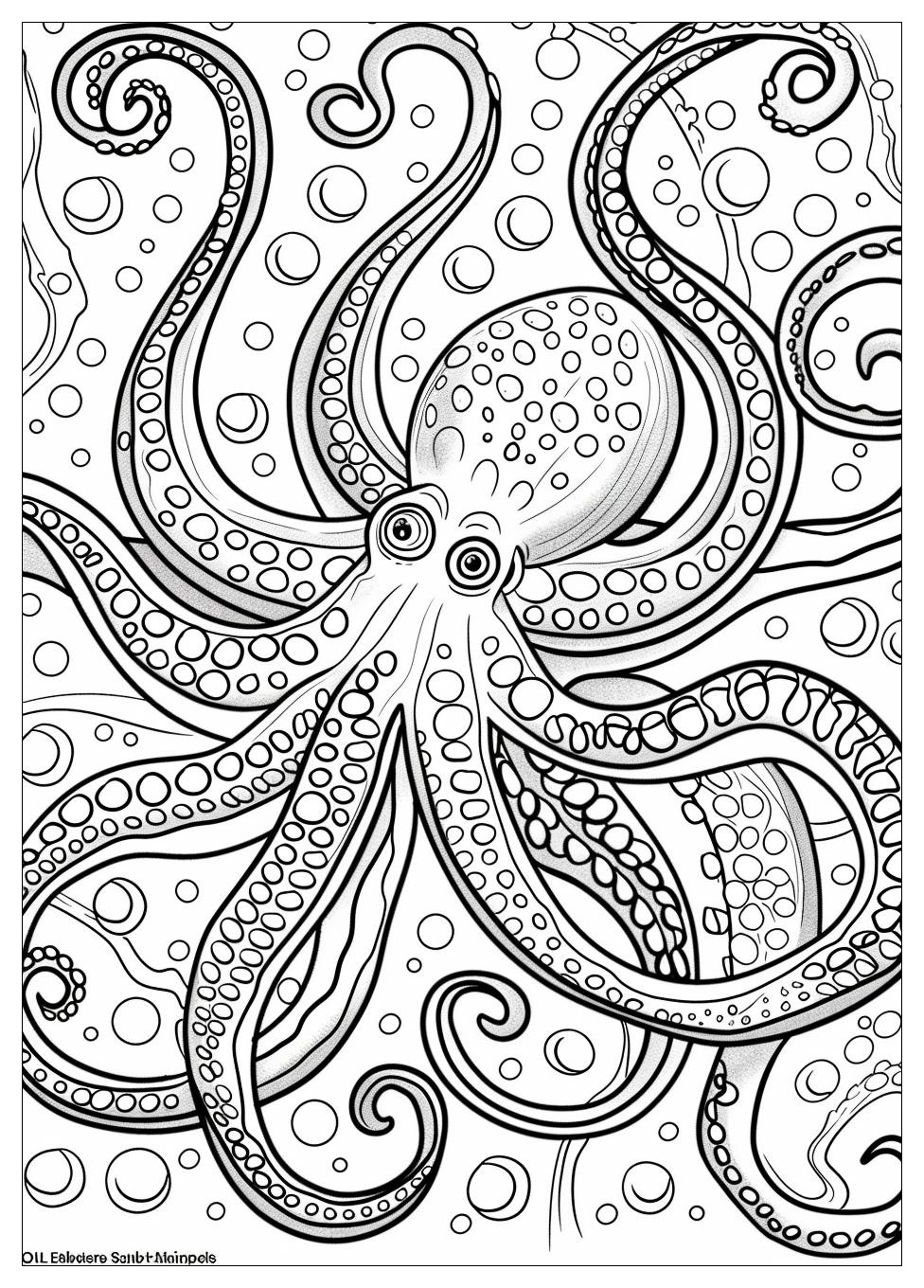 Octopus Coloring Pages-5