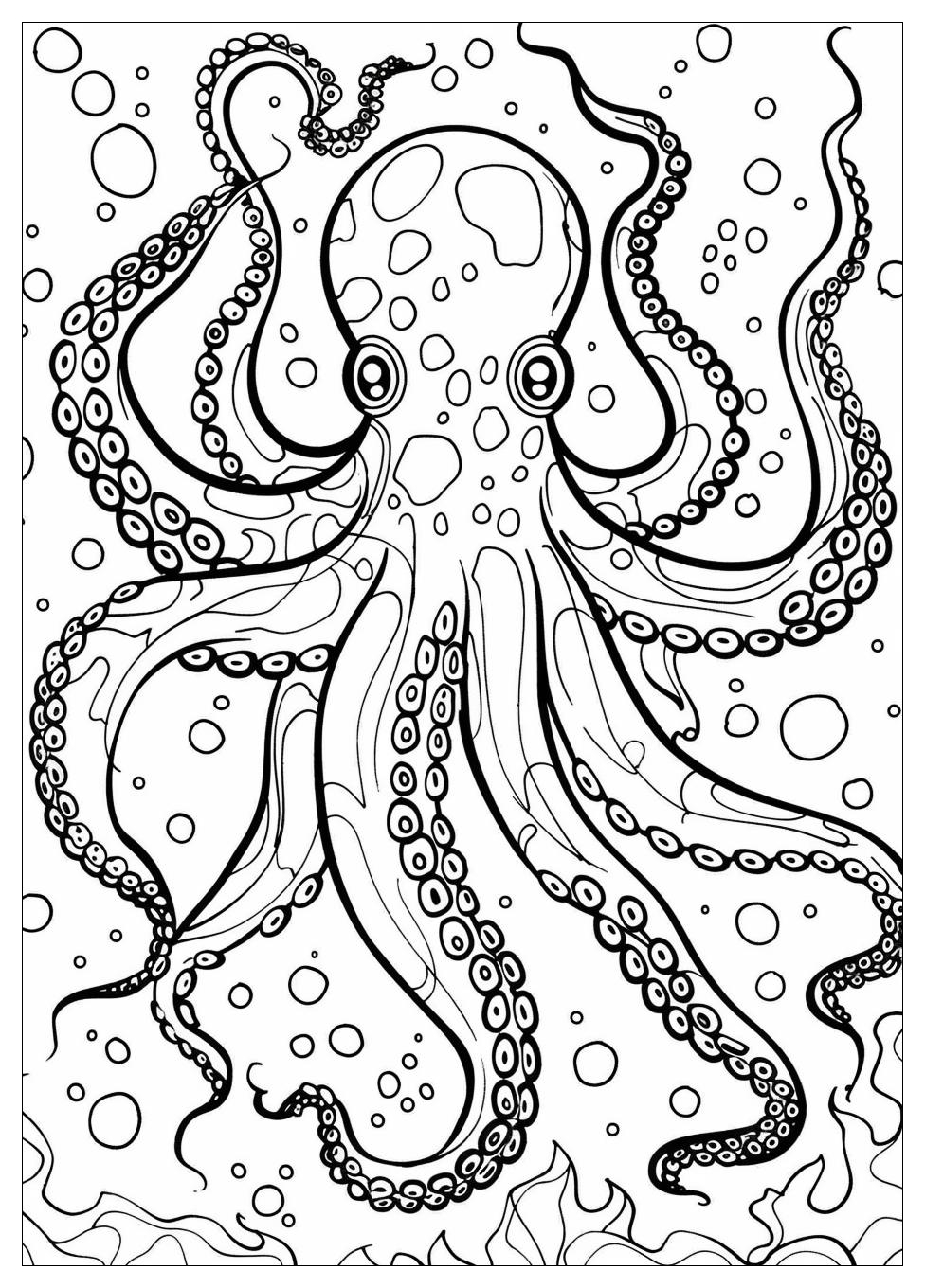 Octopus Coloring Pages-6