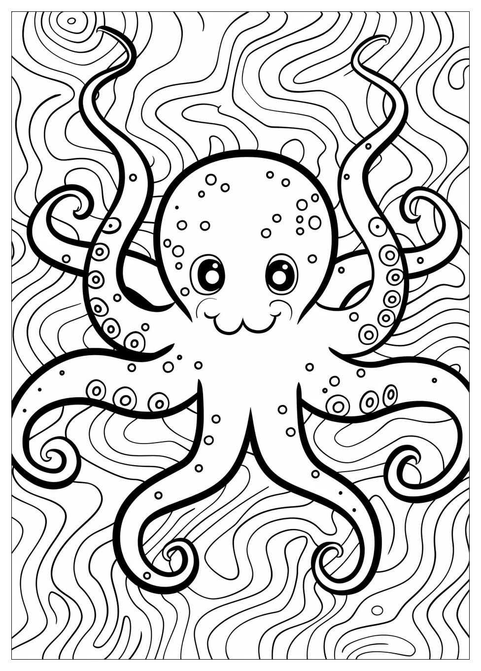 Octopus Coloring Pages-7