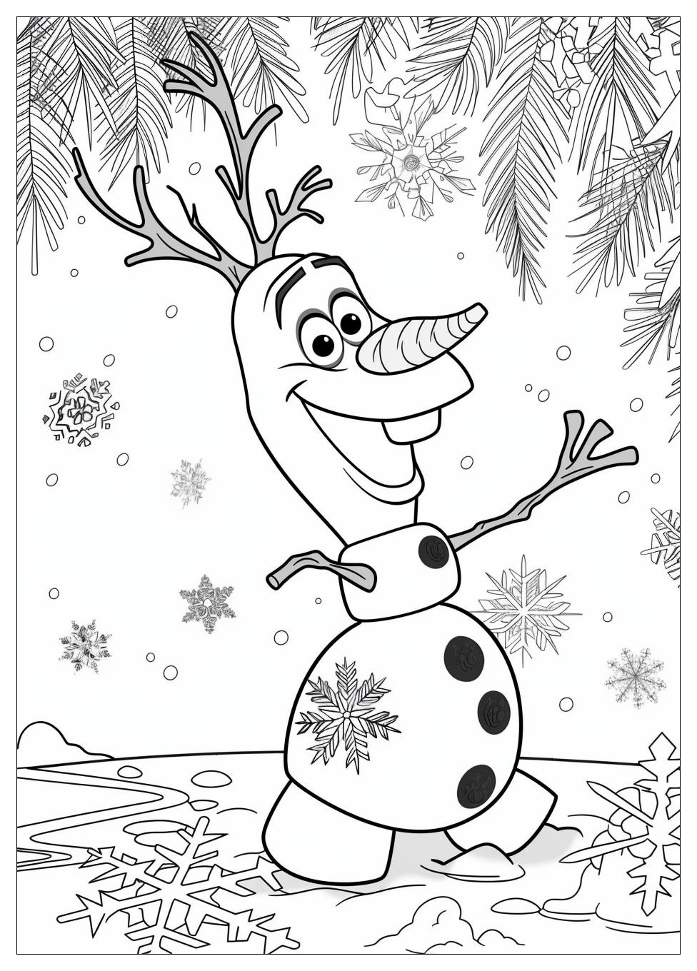 Olaf Coloring Pages-10