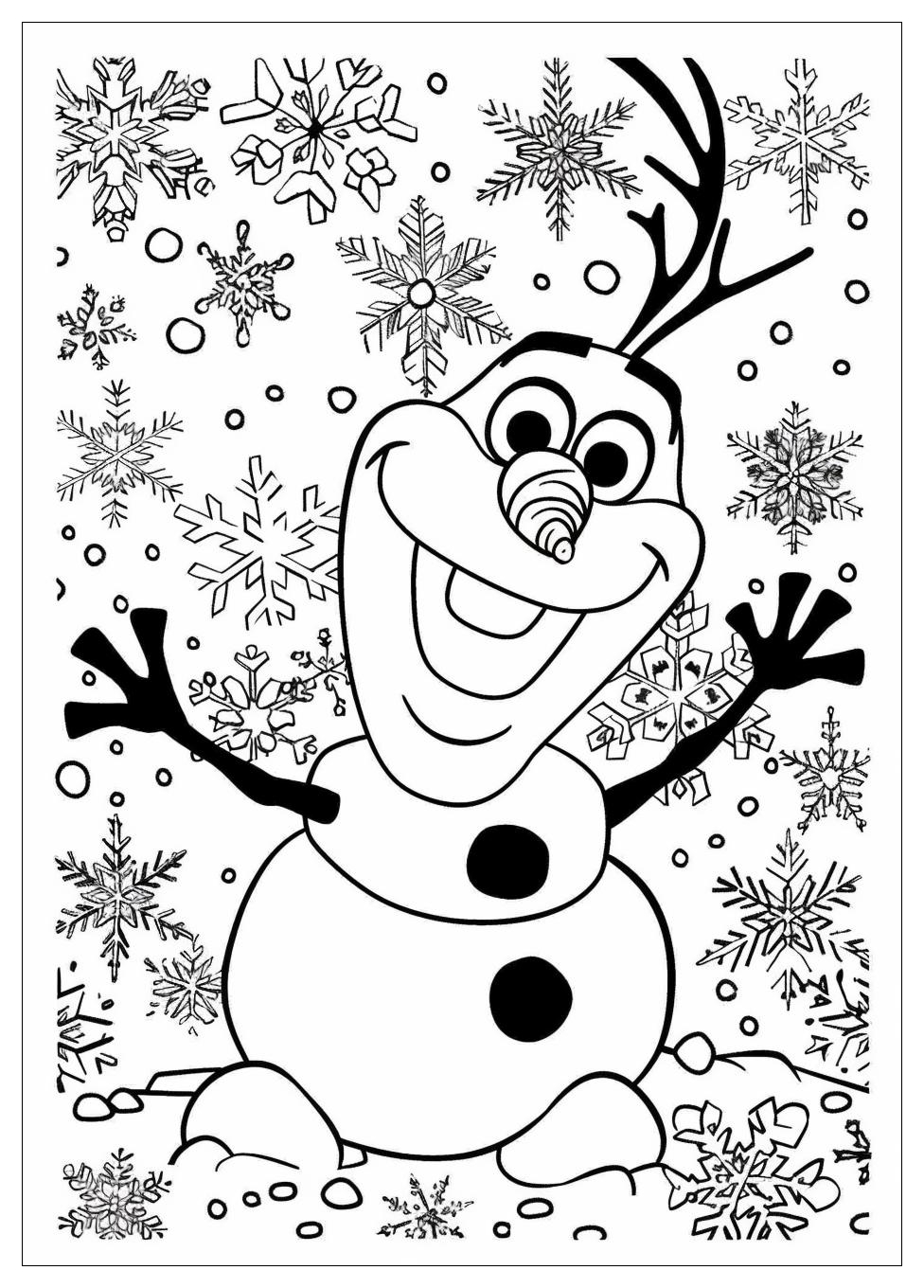 Olaf Coloring Pages-11