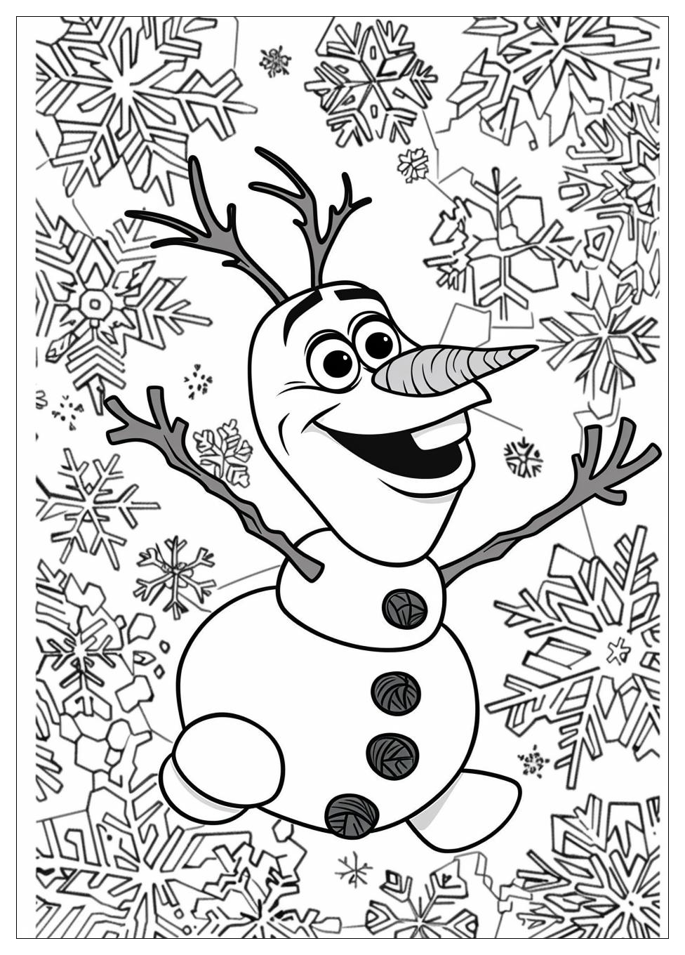 Olaf Coloring Pages-12