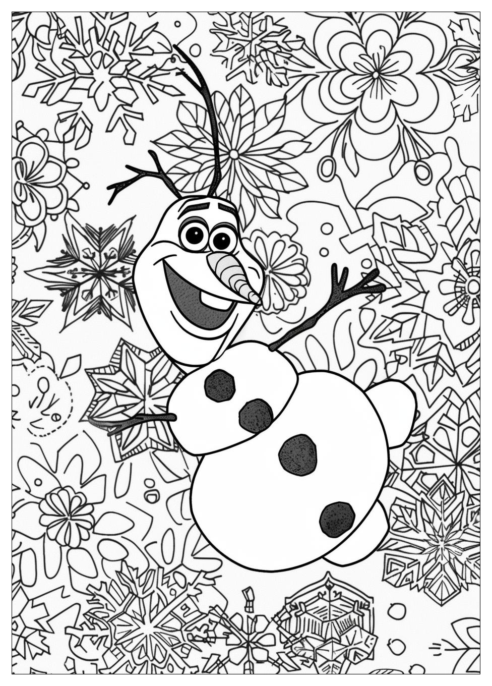 Olaf Coloring Pages-13