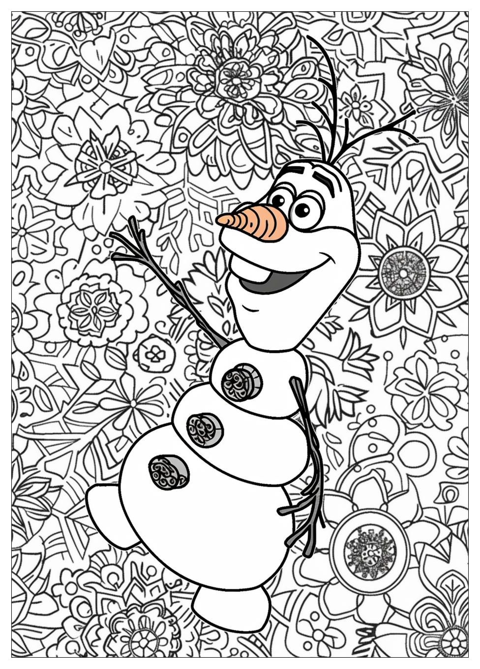 Olaf Coloring Pages-14