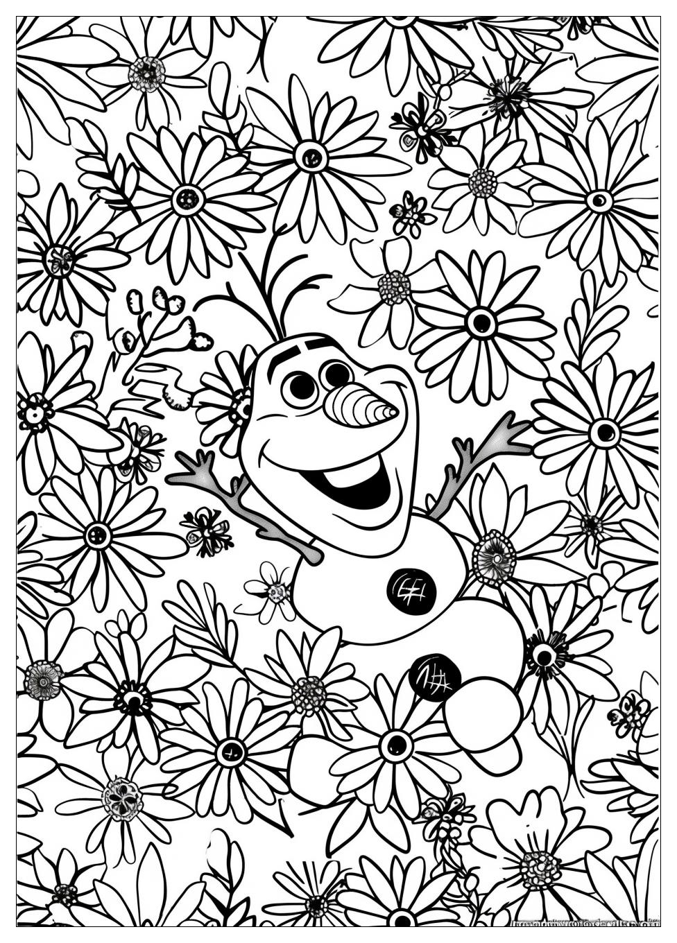 Olaf Coloring Pages-15