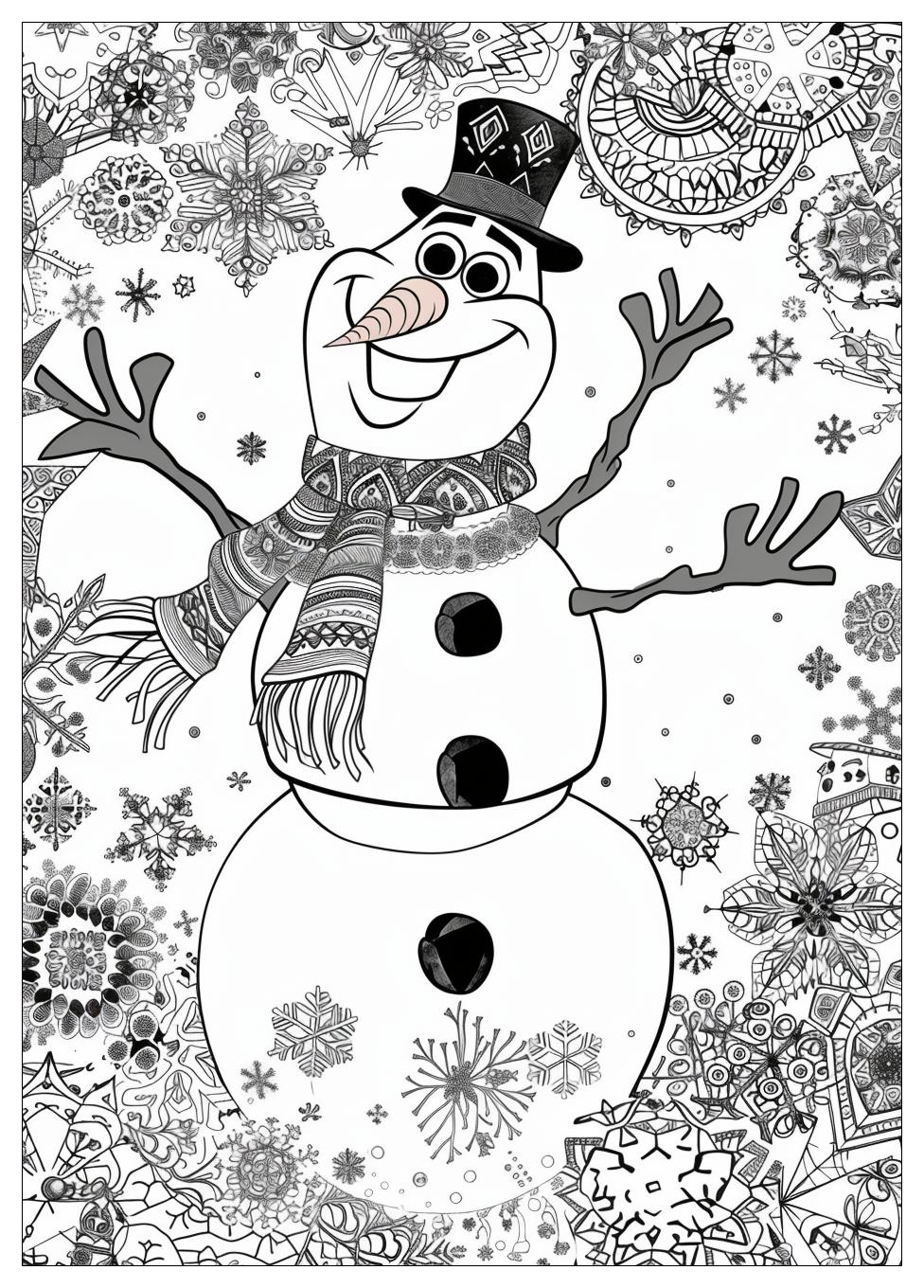Olaf Coloring Pages-17