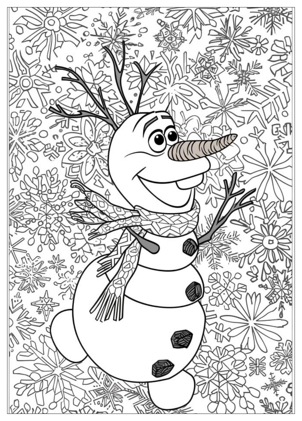 Olaf Coloring Pages-19