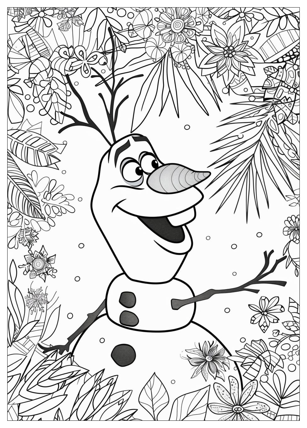 Olaf Coloring Pages-2