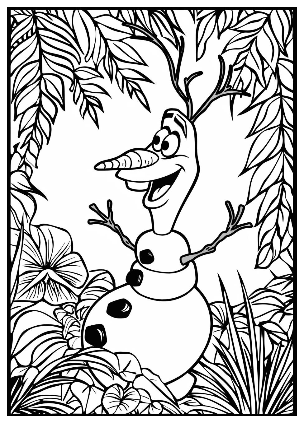 Olaf Coloring Pages-20