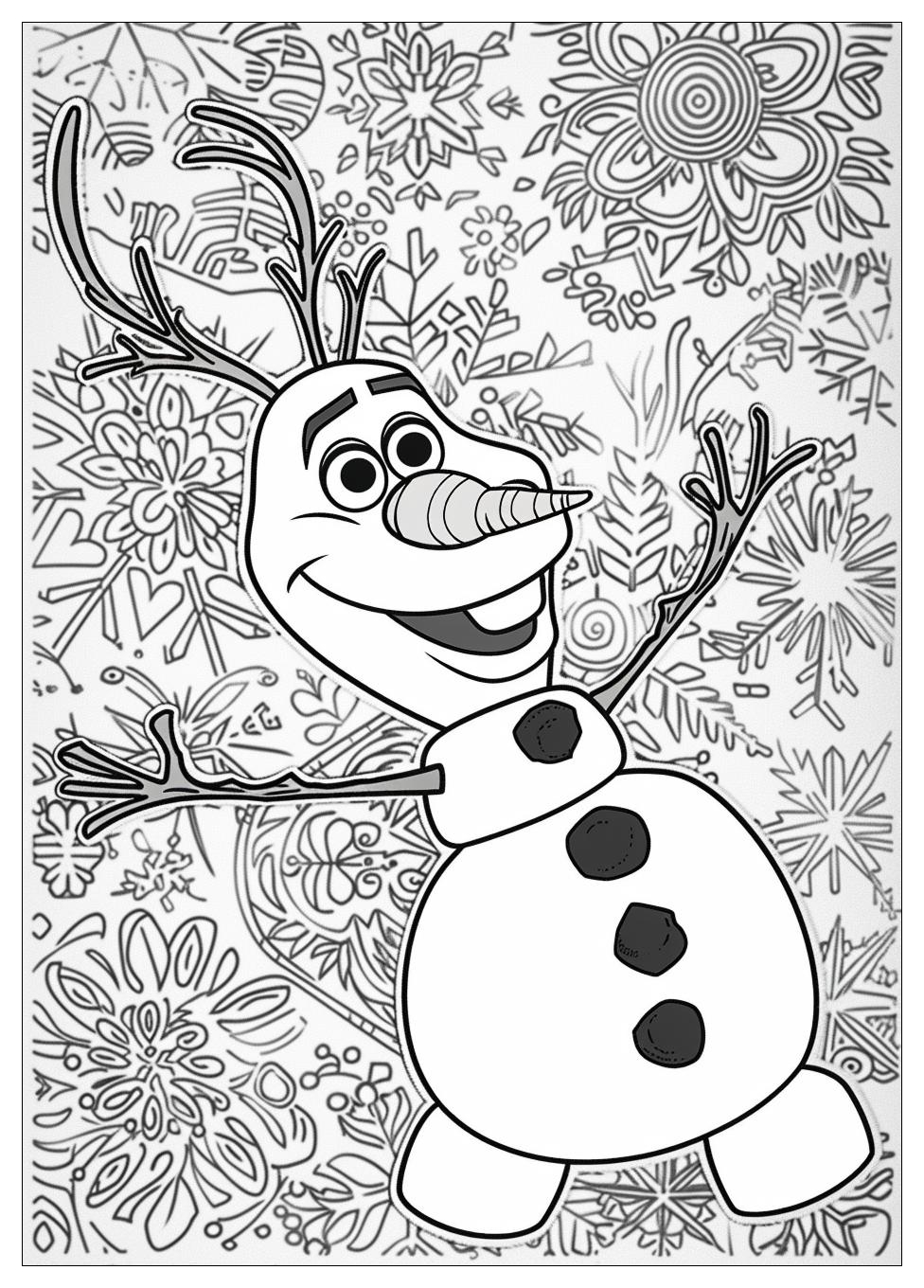 Olaf Coloring Pages-3