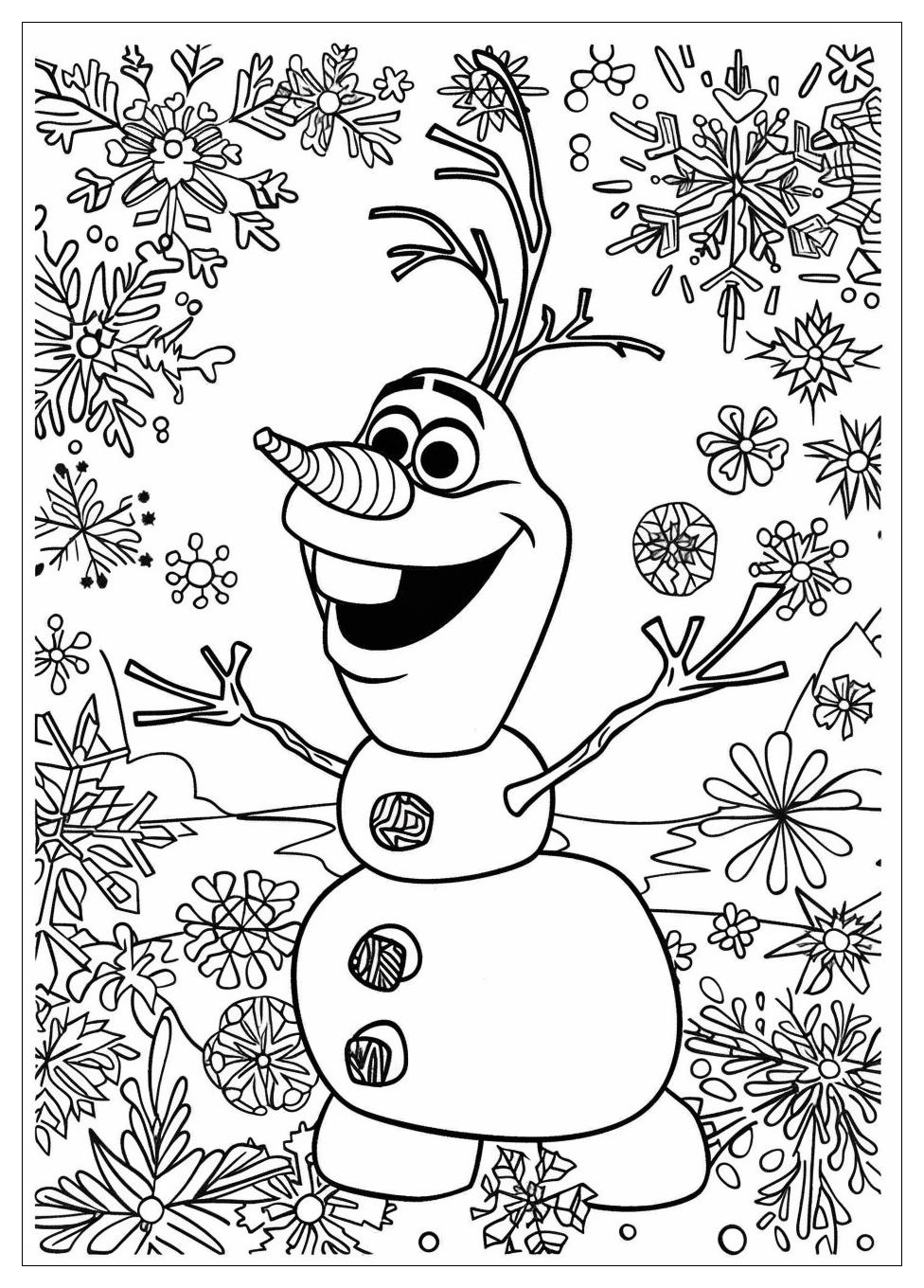 Olaf Coloring Pages-5