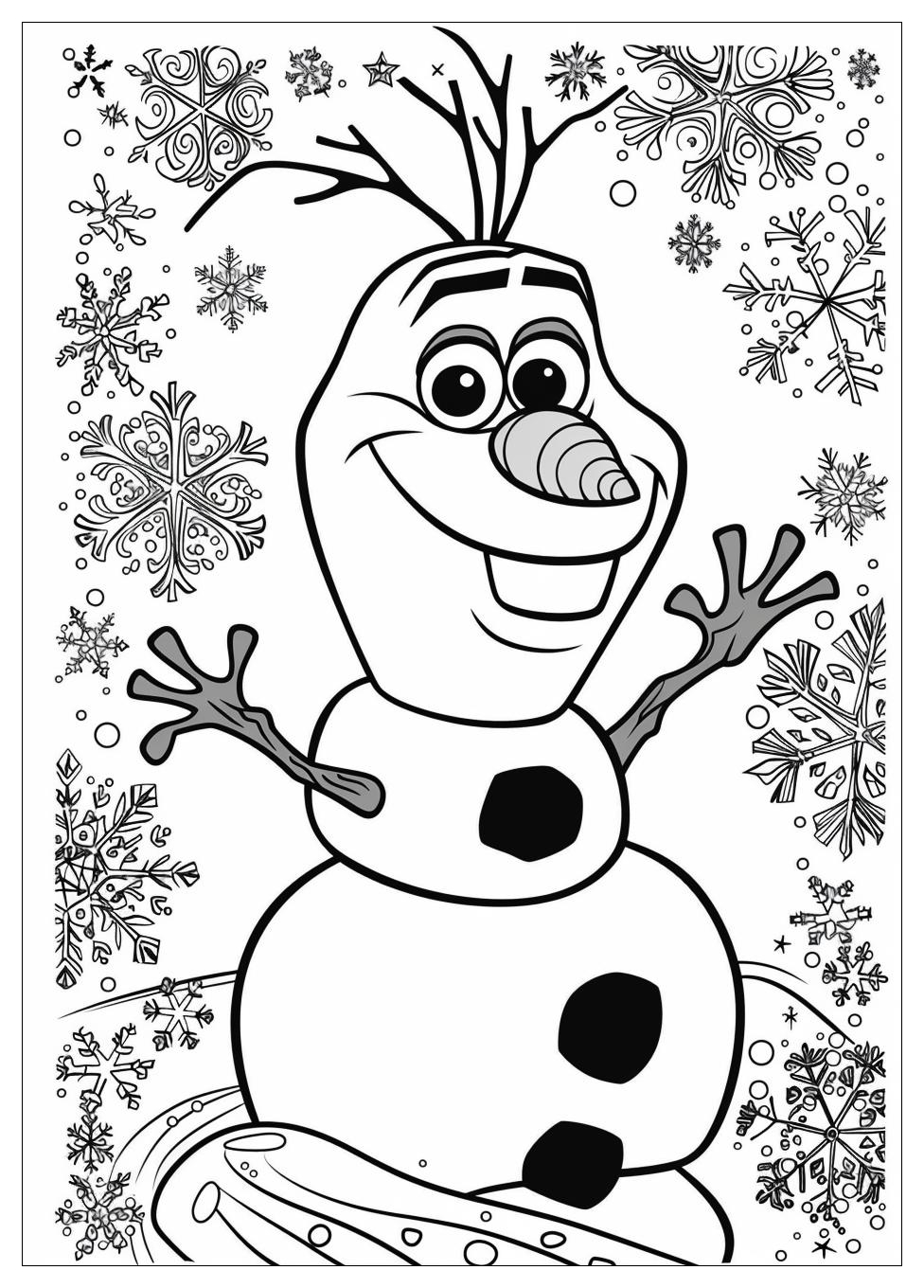 Olaf Coloring Pages-6