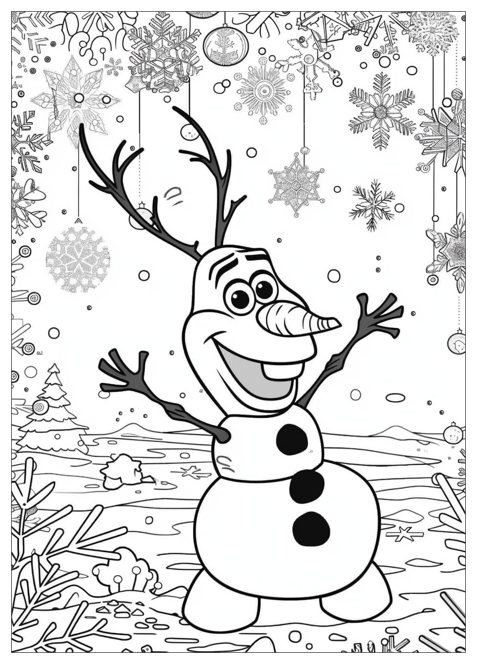 Olaf Coloring Pages-7