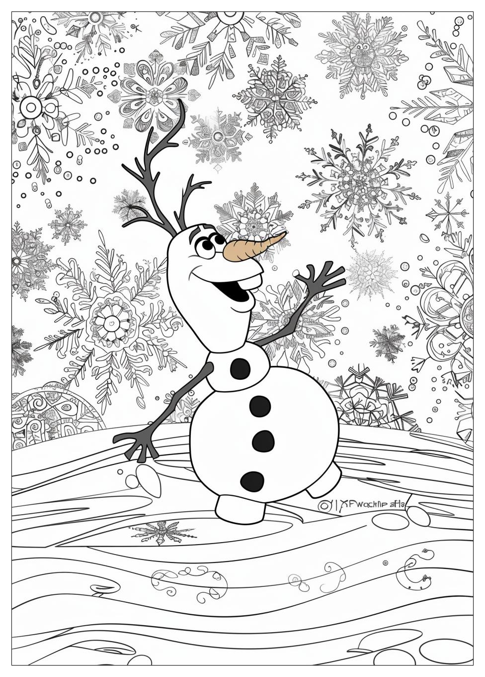 Olaf Coloring Pages-8