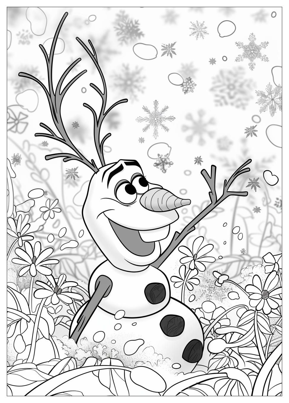 Olaf Coloring Pages-9