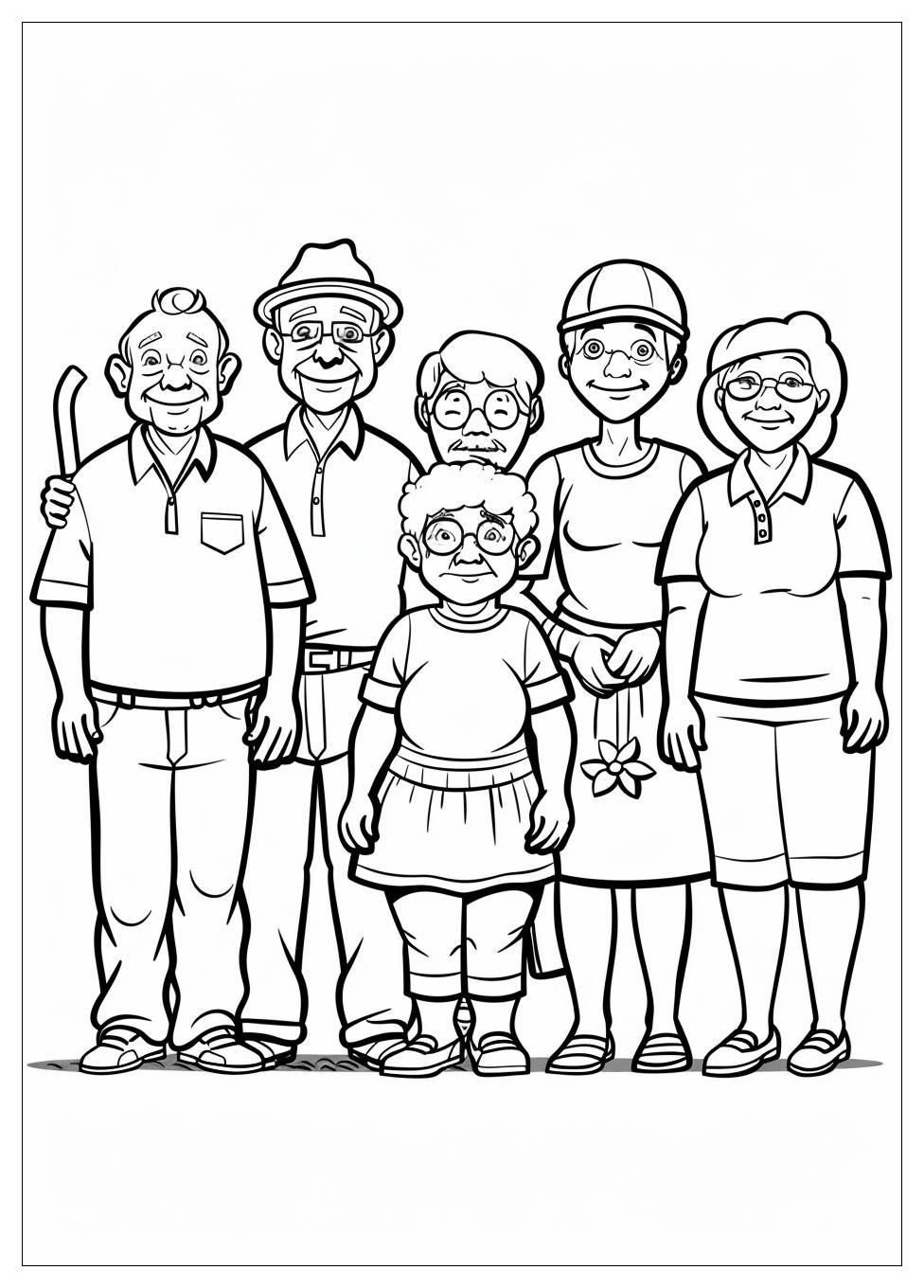 Old People Coloring Pages-12