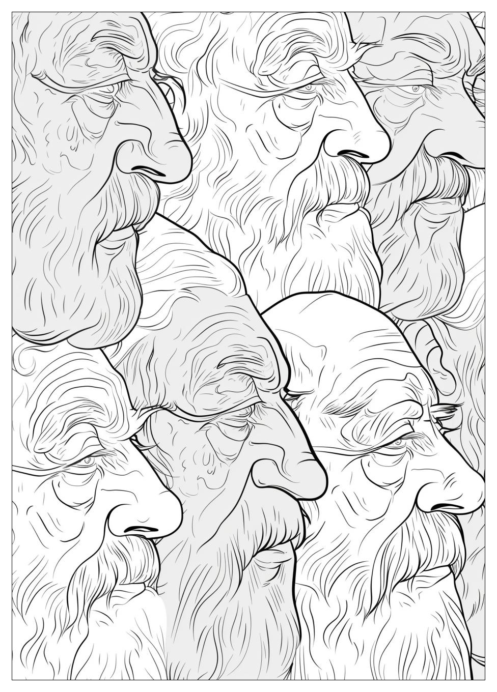 Old People Coloring Pages-13