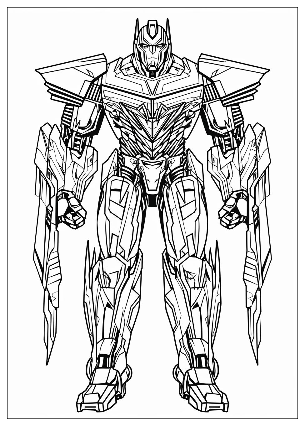 Optimus Prime Coloring Pages-9