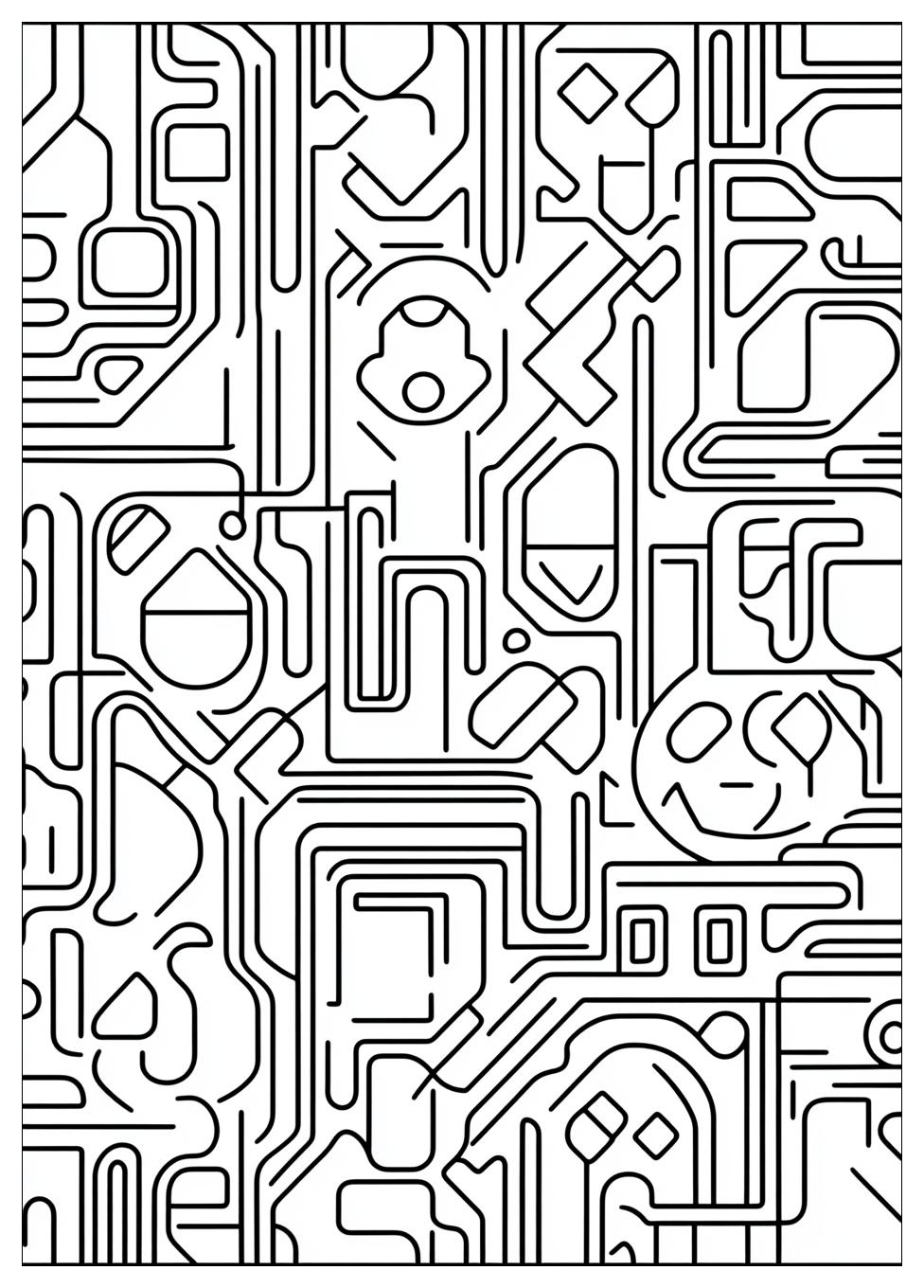 Pac Man Coloring Pages-15
