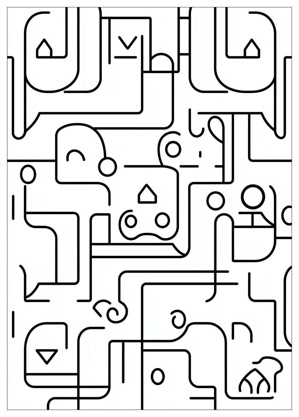 Pac Man Coloring Pages-6