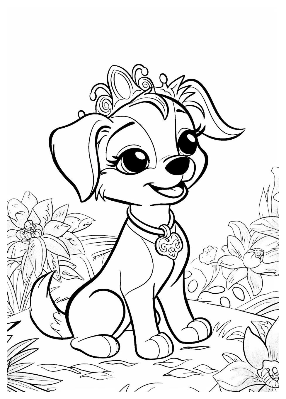 Palace Pets Coloring Pages-1