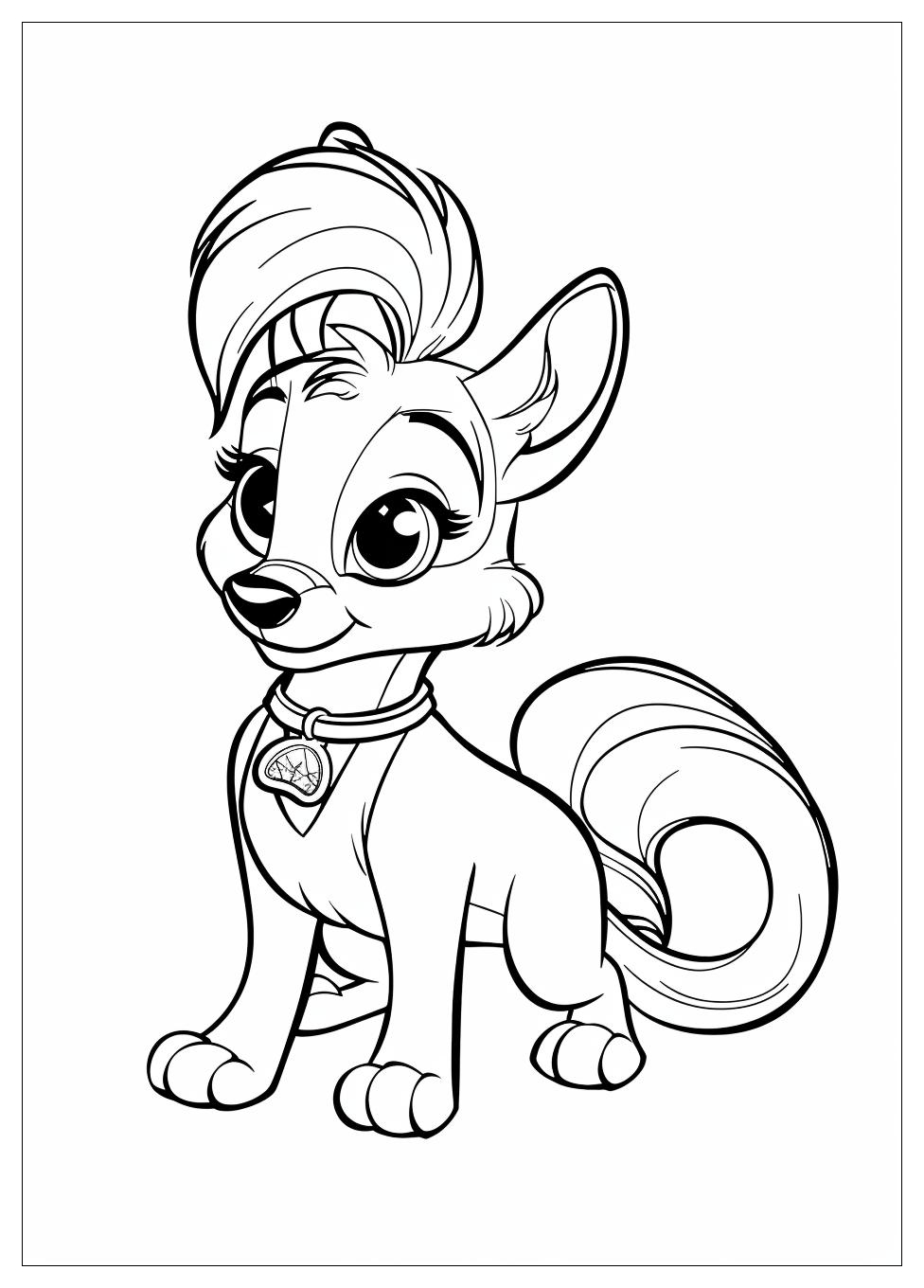 Palace Pets Coloring Pages-6