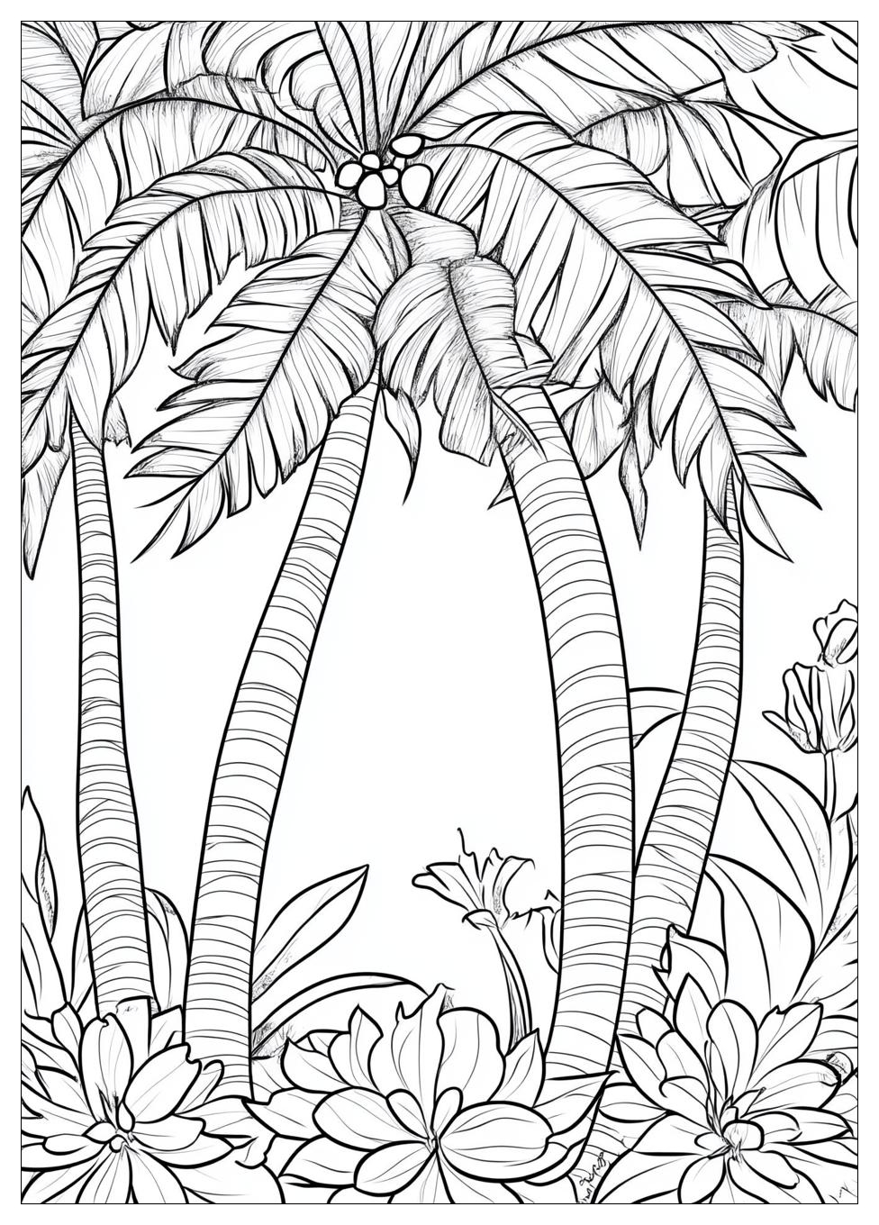 Palm Tree Coloring Pages-16