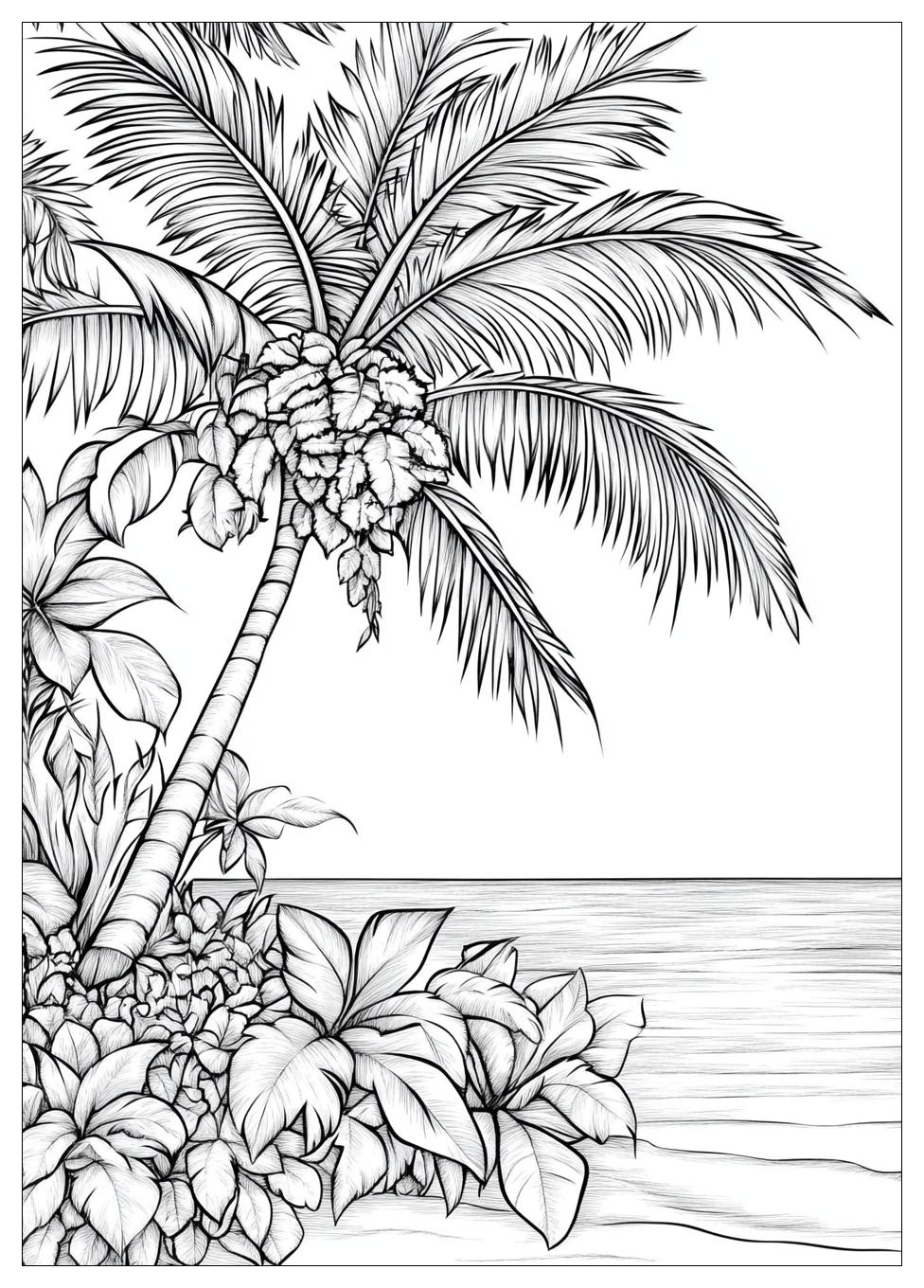 Palm Tree Coloring Pages-18