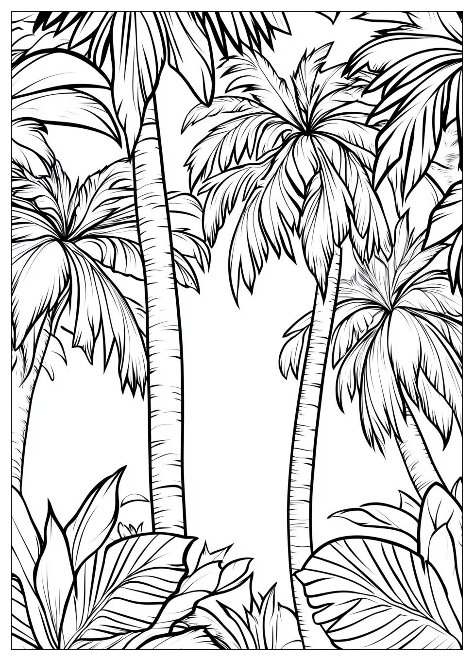 Palm Tree Coloring Pages-19