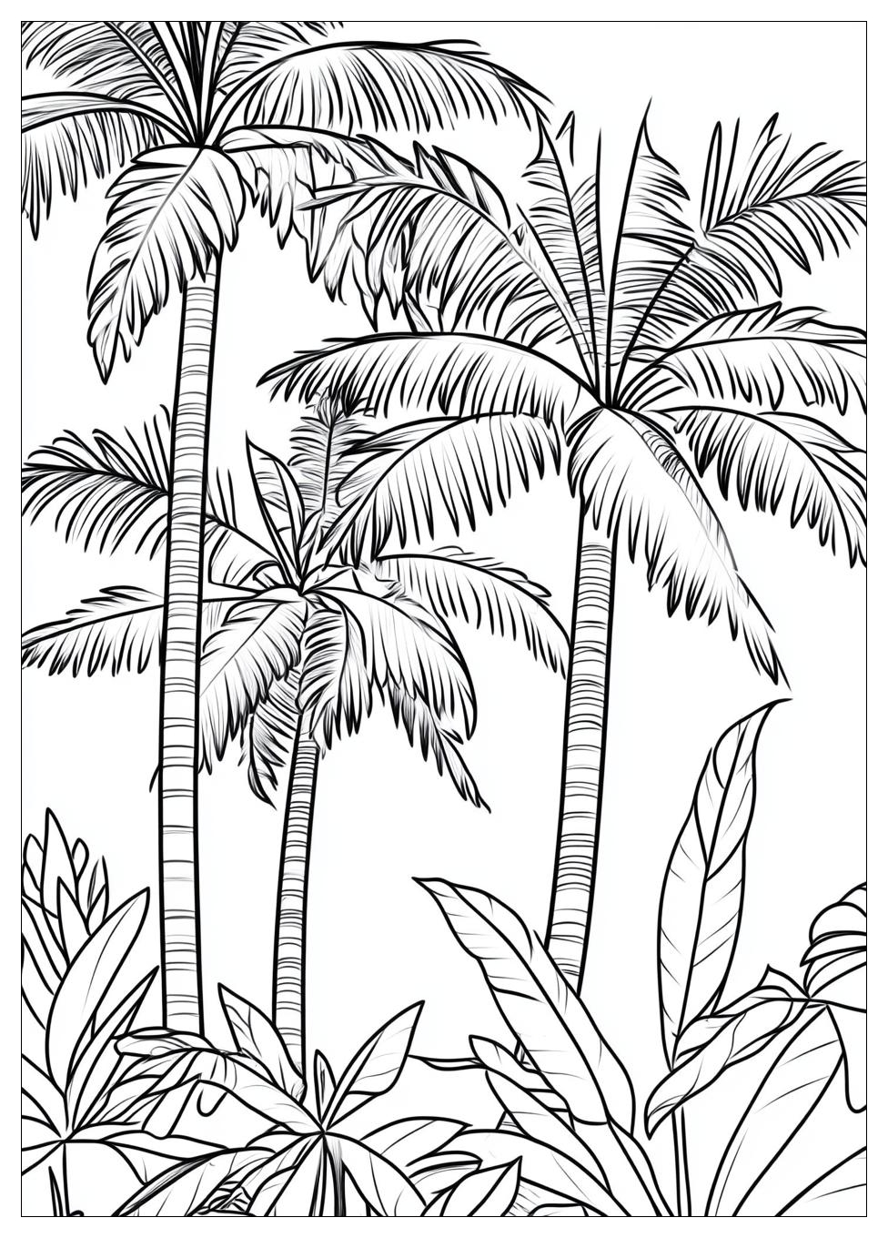 Palm Tree Coloring Pages-20