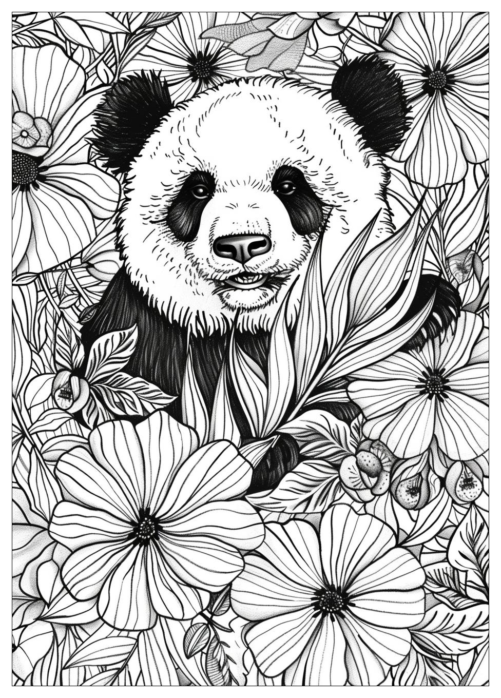 Panda Coloring Pages-13