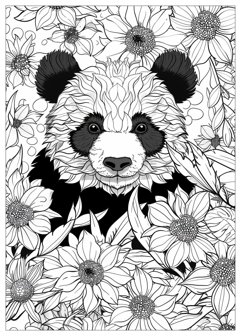 Panda Coloring Pages-14