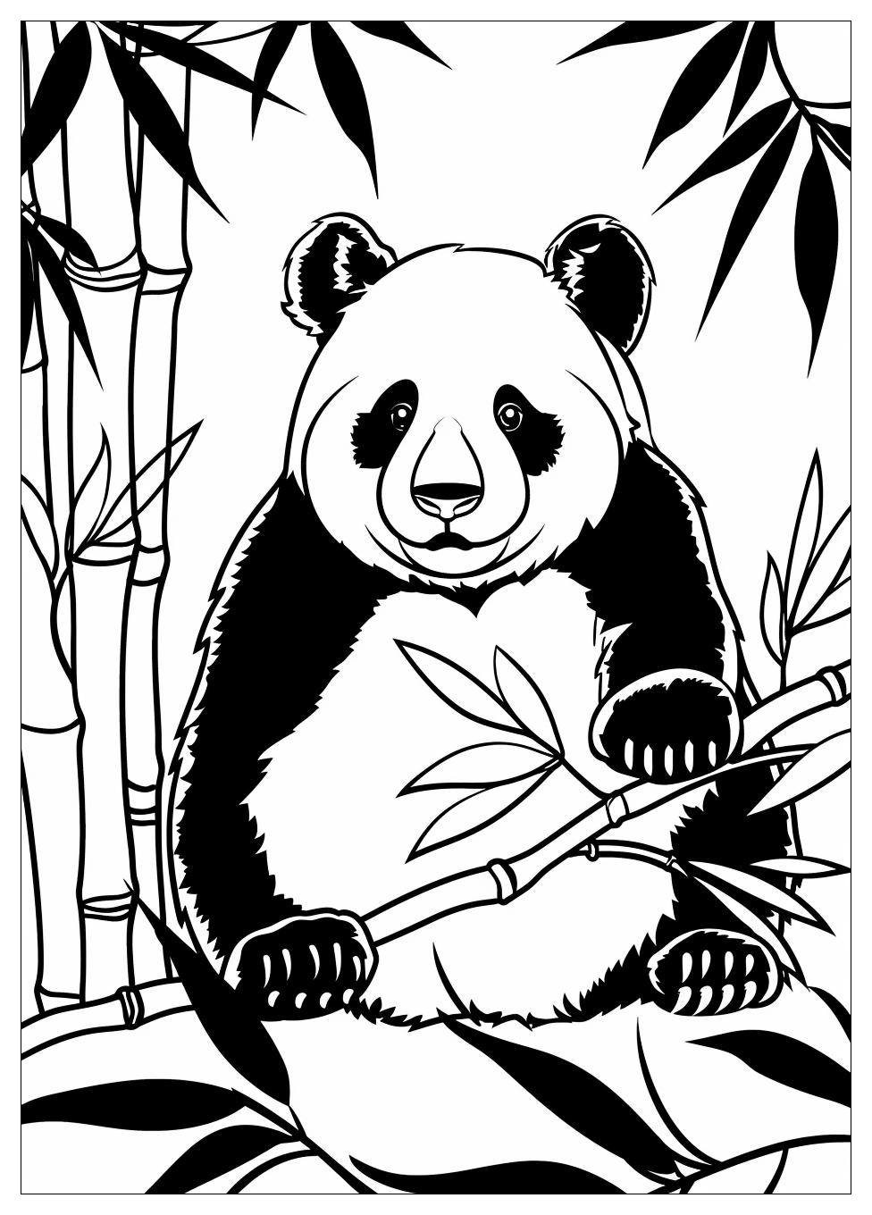 Panda Coloring Pages-8