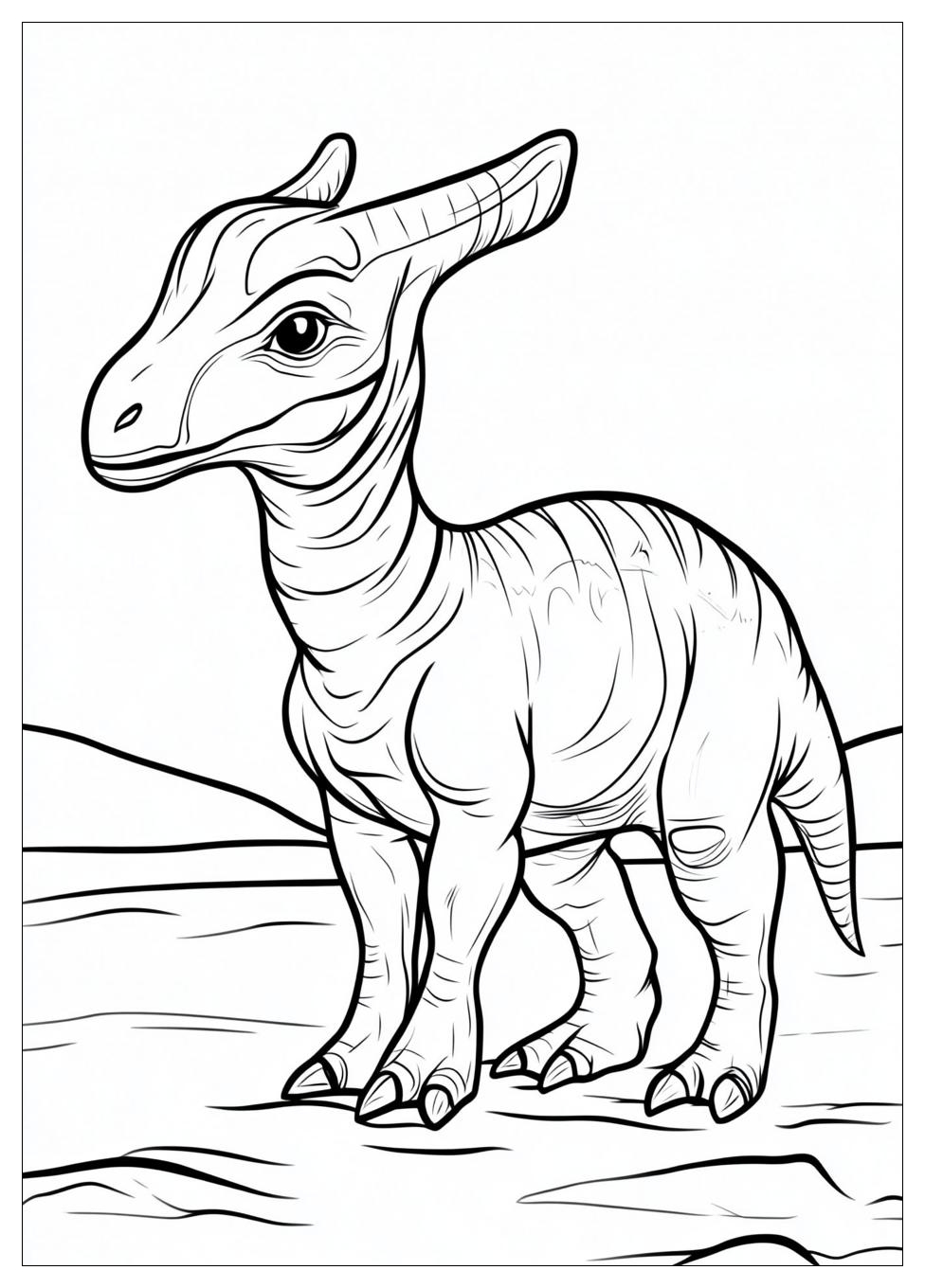 Parasaurolophus Coloring Pages-12