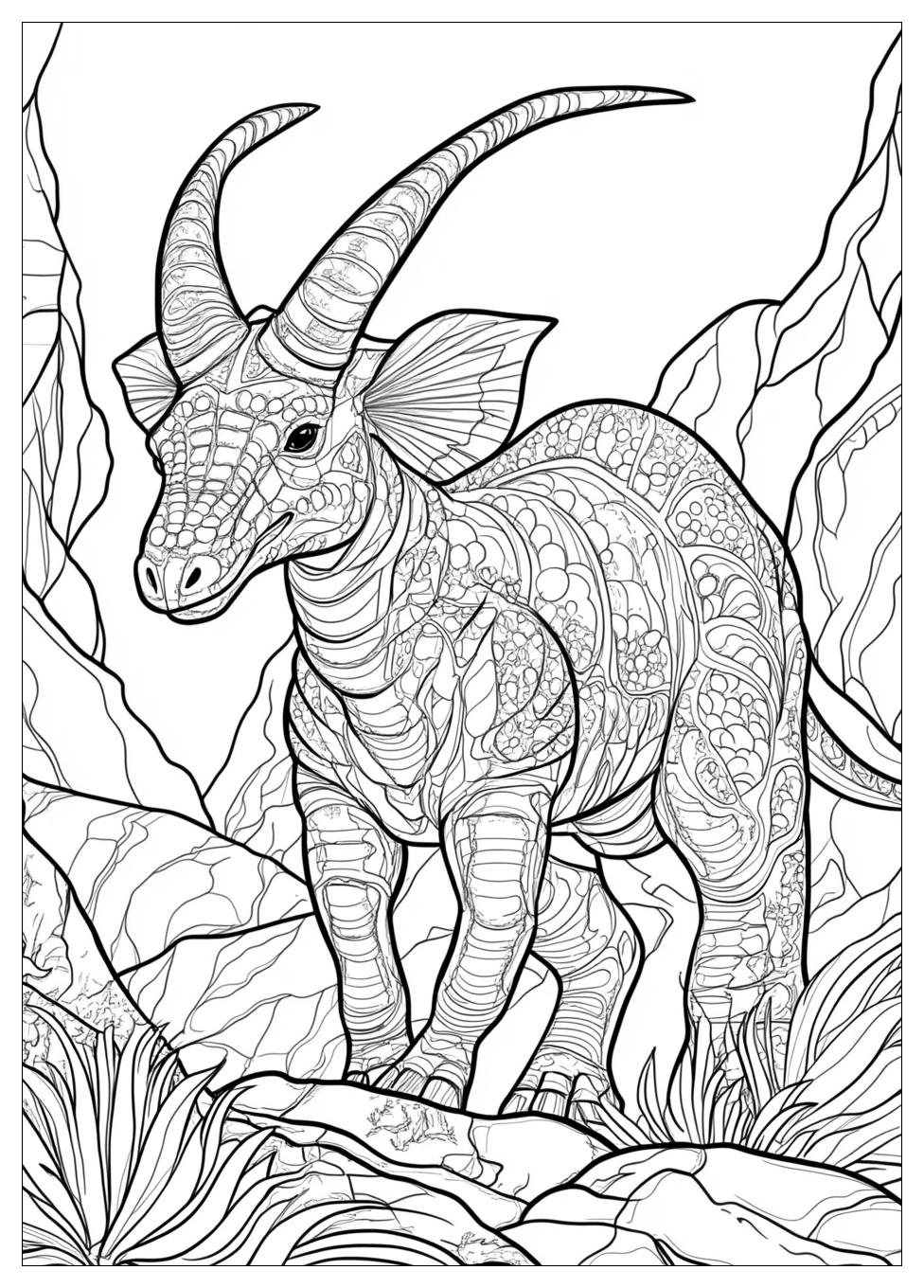 Parasaurolophus Coloring Pages-13