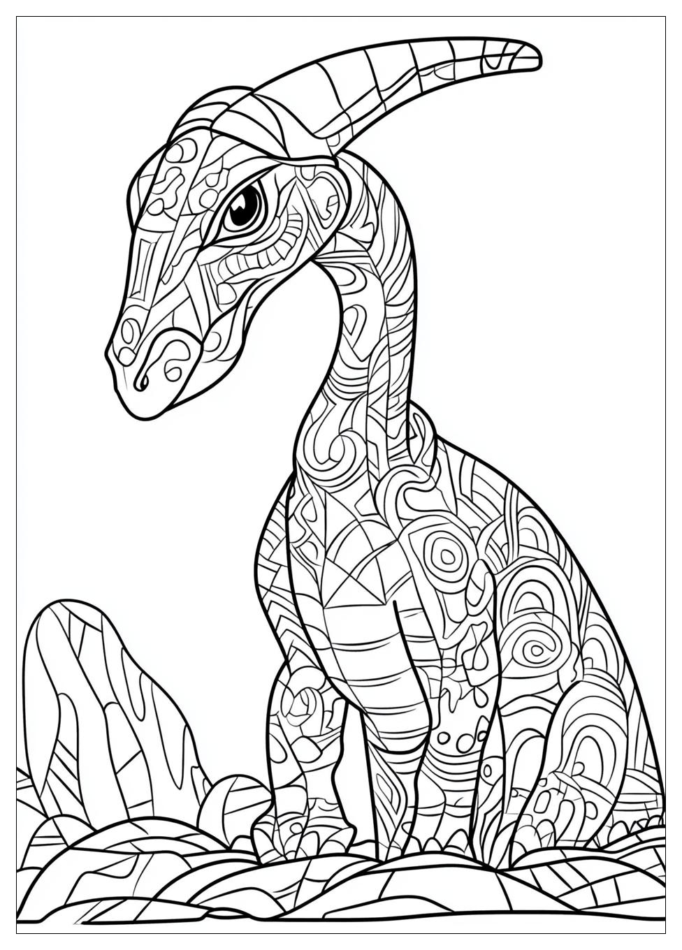 Parasaurolophus Coloring Pages-18